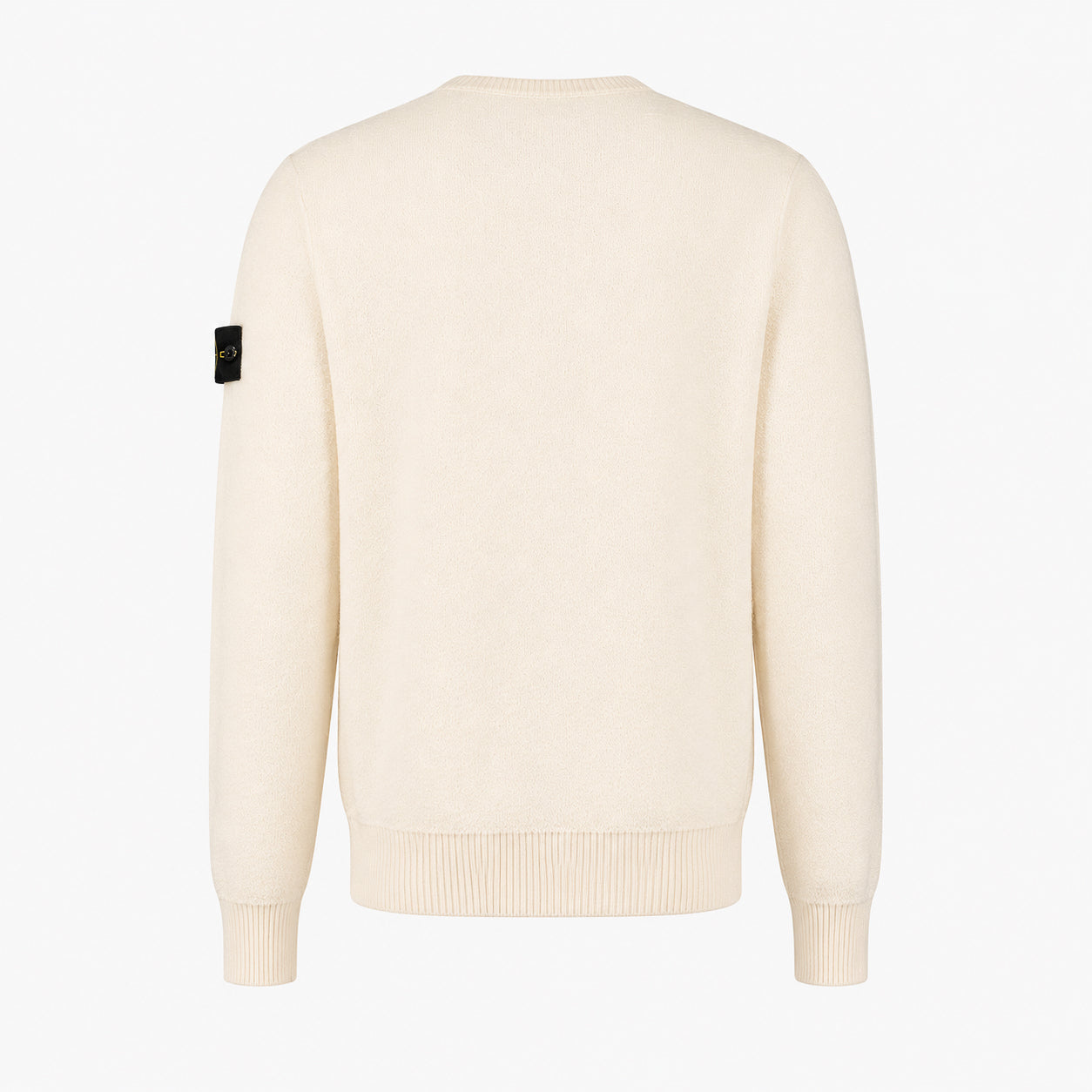 Stone Island Gebreide Trui Crème | Loose Fit Stretch RWS Wool