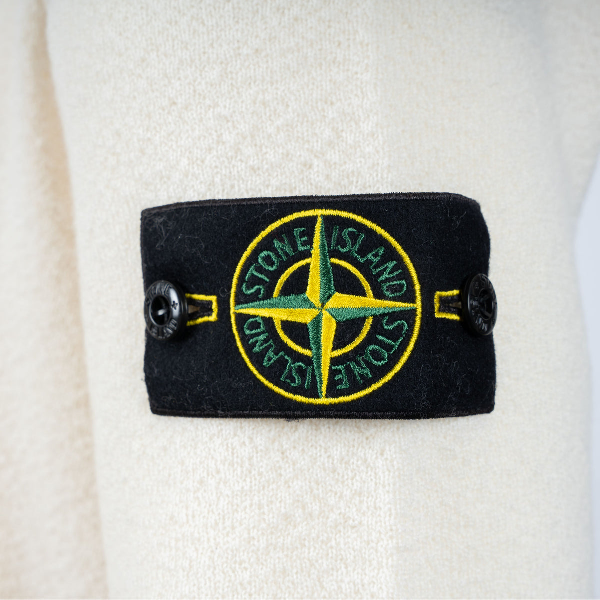 Stone Island Gebreide Trui Crème | Pure RWS Wool