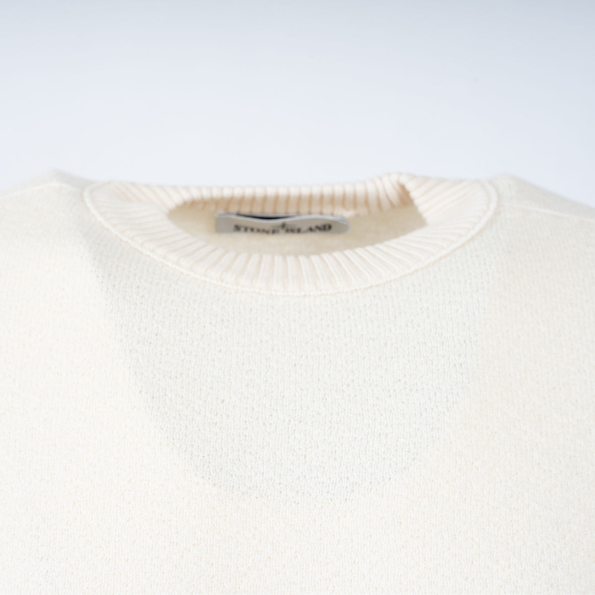 Stone Island Gebreide Trui Crème | Pure RWS Wool