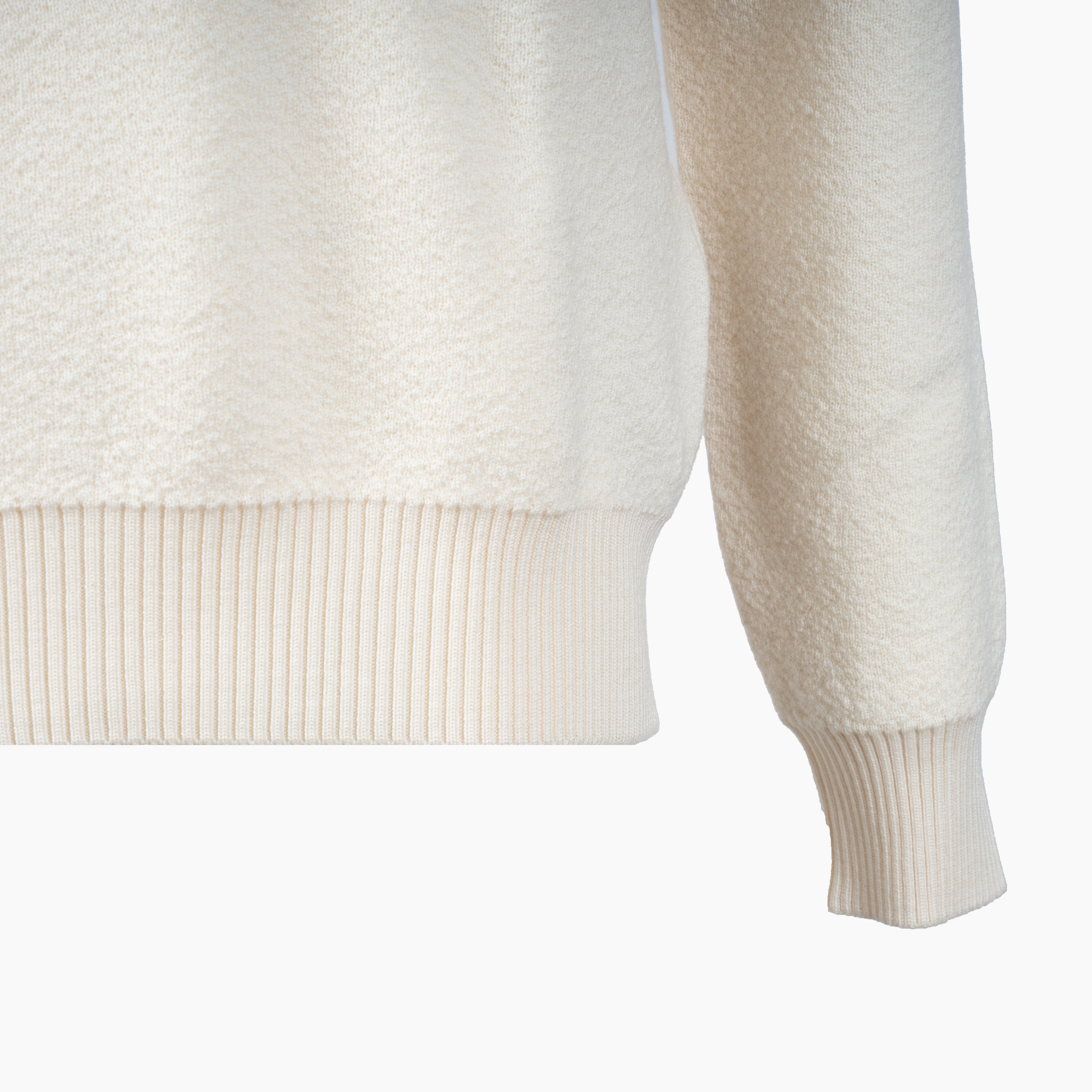 Stone Island Gebreide Trui Crème | Pure RWS Wool