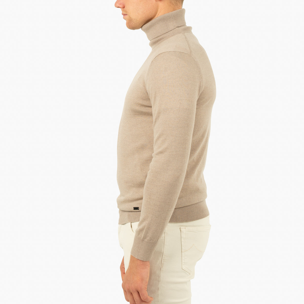 SEVEN DIALS Gebreide Coltrui Beige | Shawn