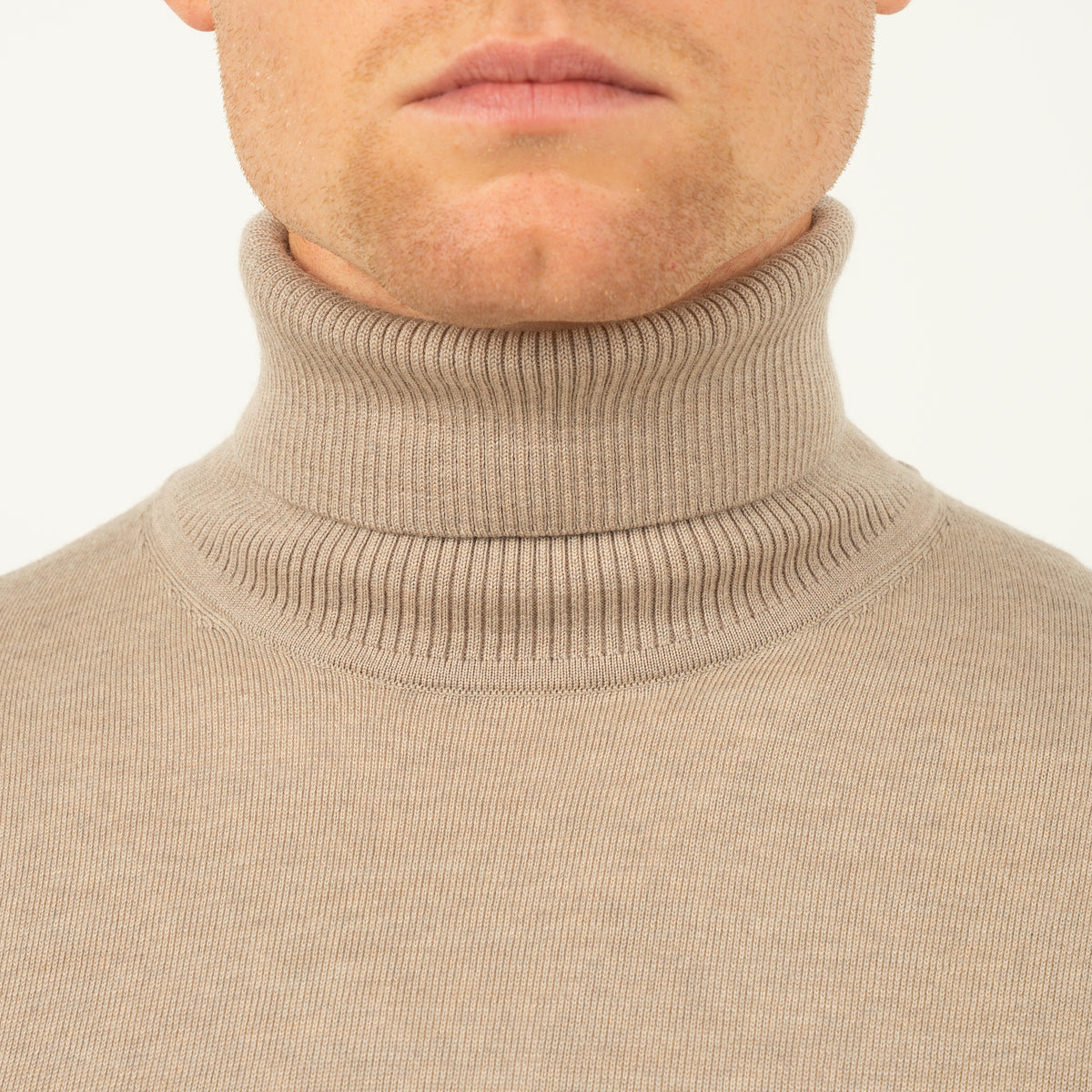 SEVEN DIALS Gebreide Coltrui Beige | Shawn