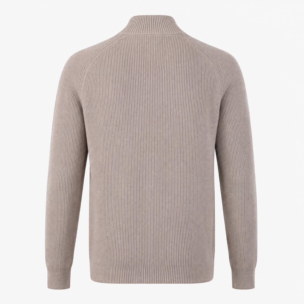 Genti Gebreide Trui met Knopenlijst Beige | Cotton