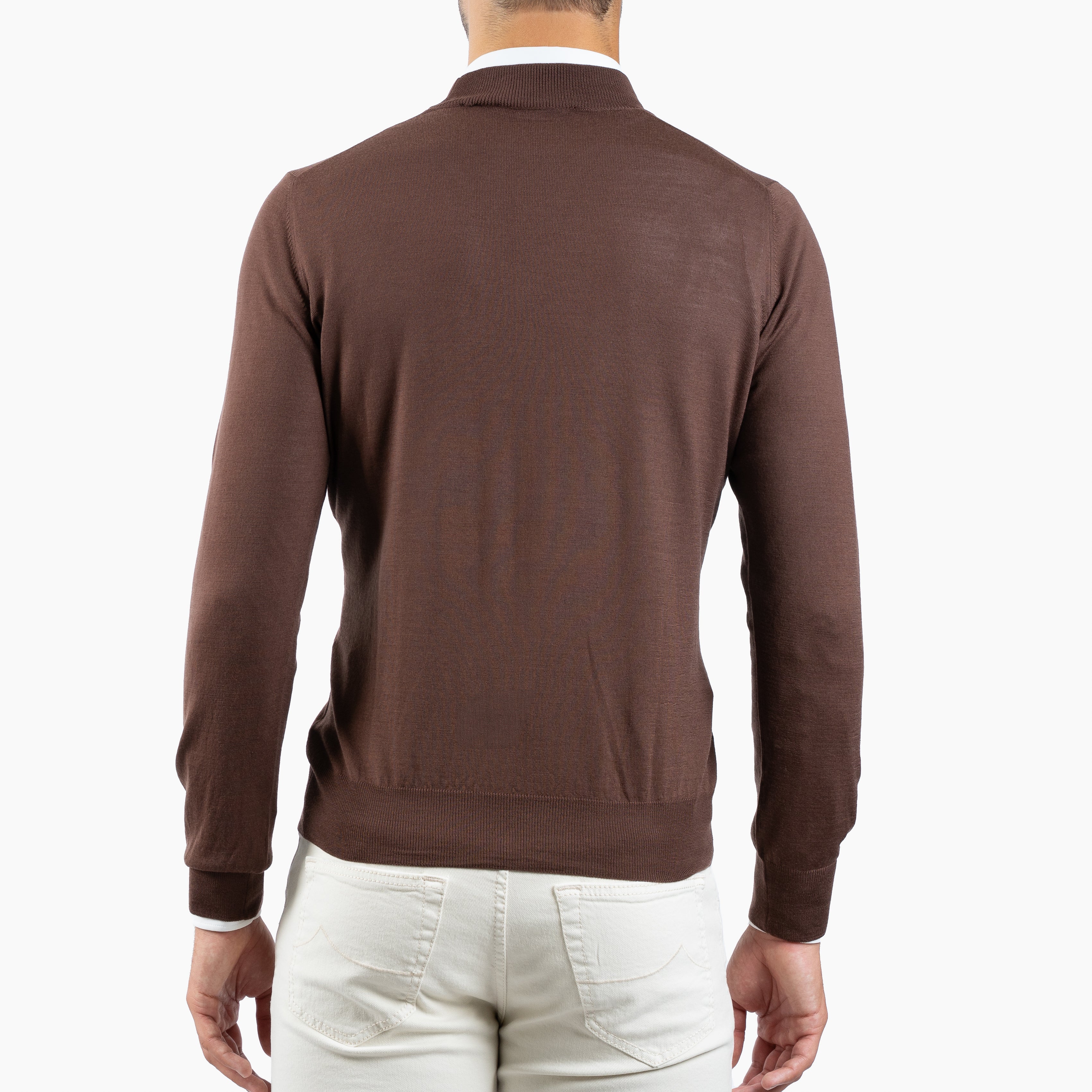 Gran Sasso Gebreide Turtleneck Trui Camel | Extrafine Merino