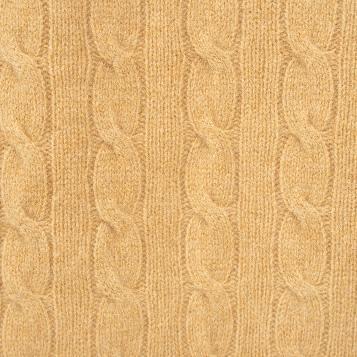 Ralph Lauren Gebreide Kabeltrui Camel | Cable-Knit