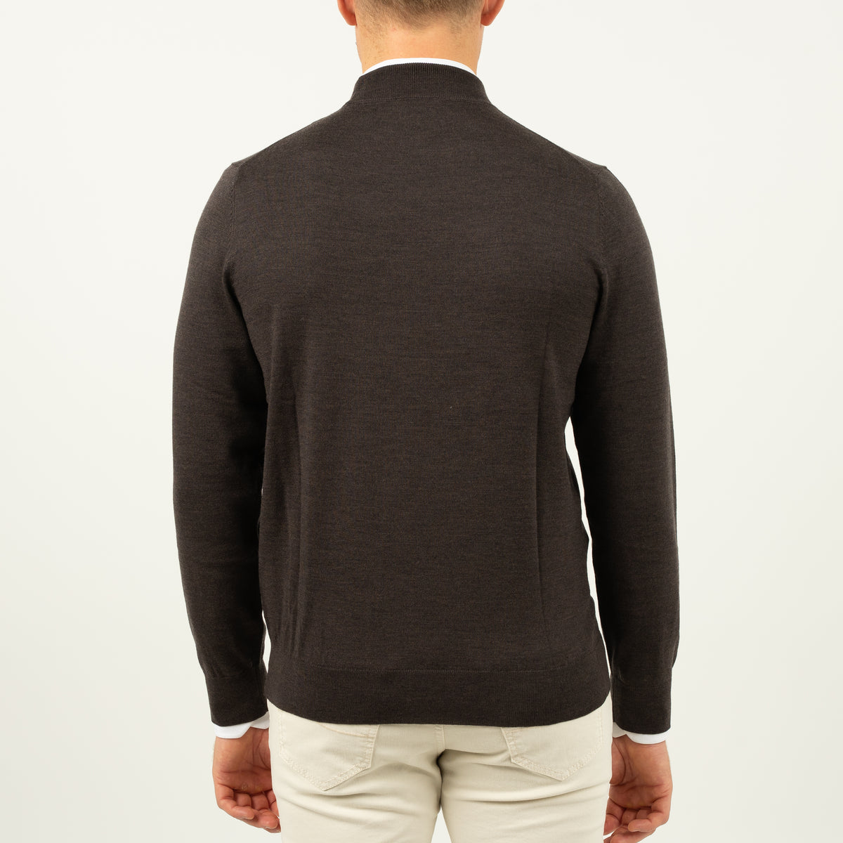 SEVEN DIALS Gebreide Turtleneck Trui Donkerbruin | Goy