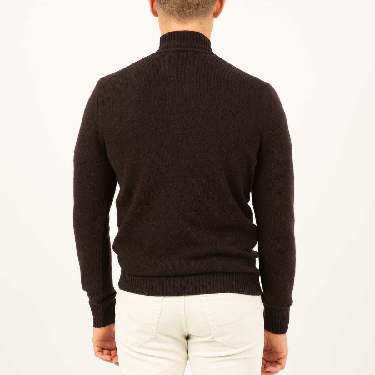 SEVEN DIALS Gebreide Turtleneck Trui Bruin | Emsley