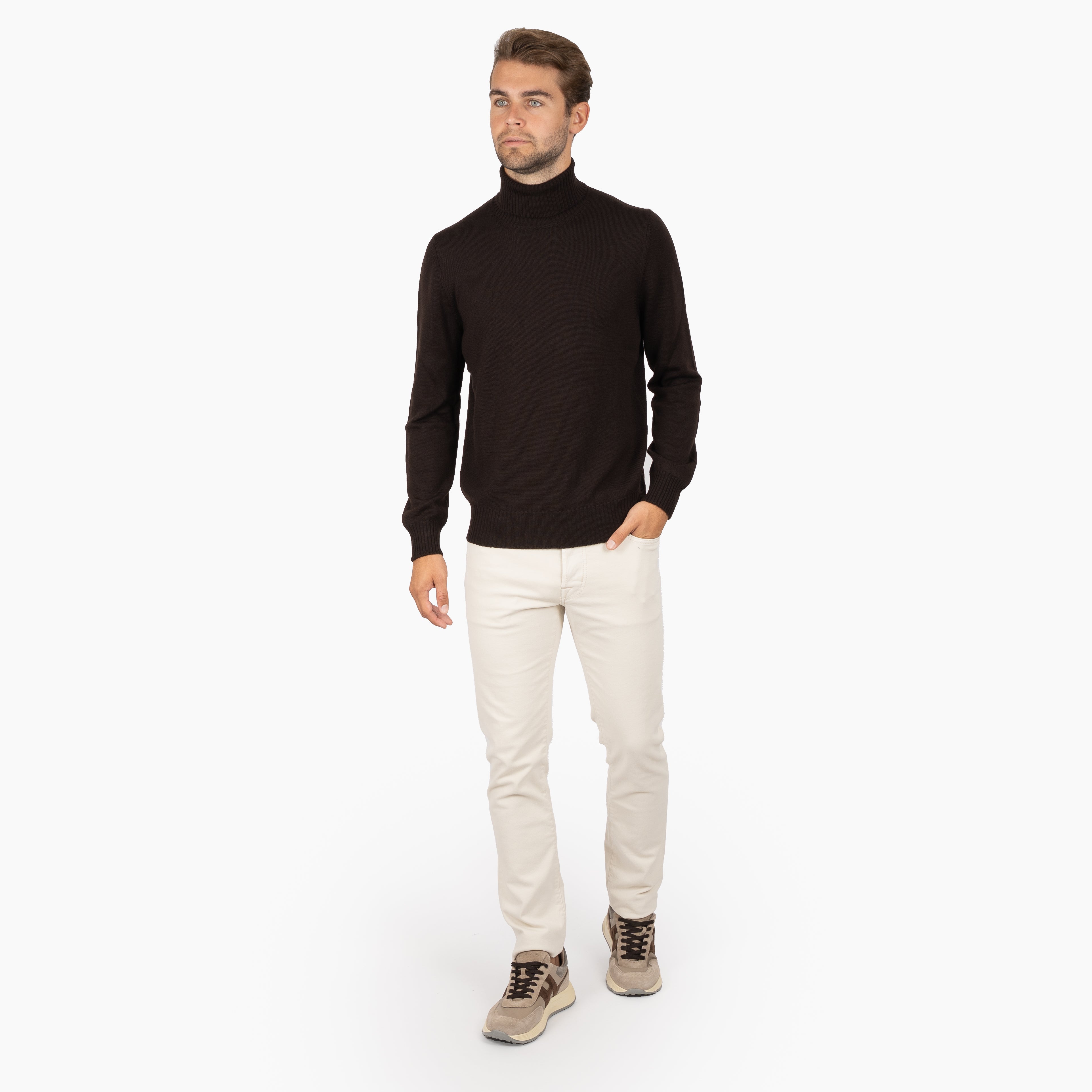 Gran Sasso Coltrui Bruin | Extrafine Merino
