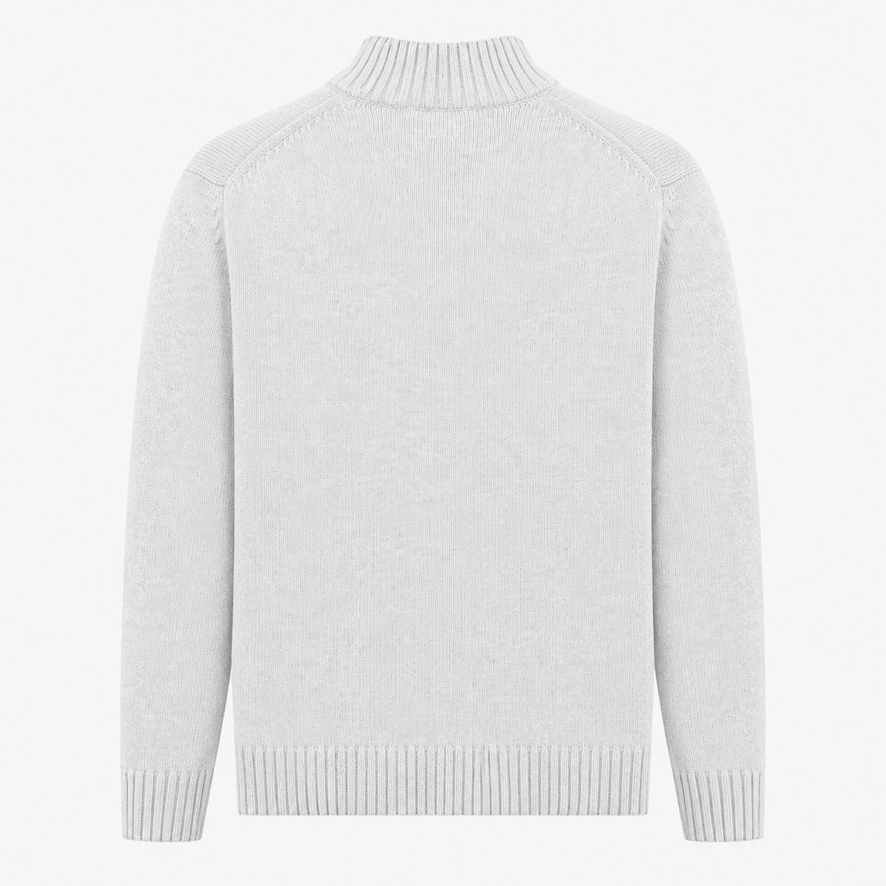 Paul & Shark Gebreide Trui met Rits Beige | Wool & Cashmere