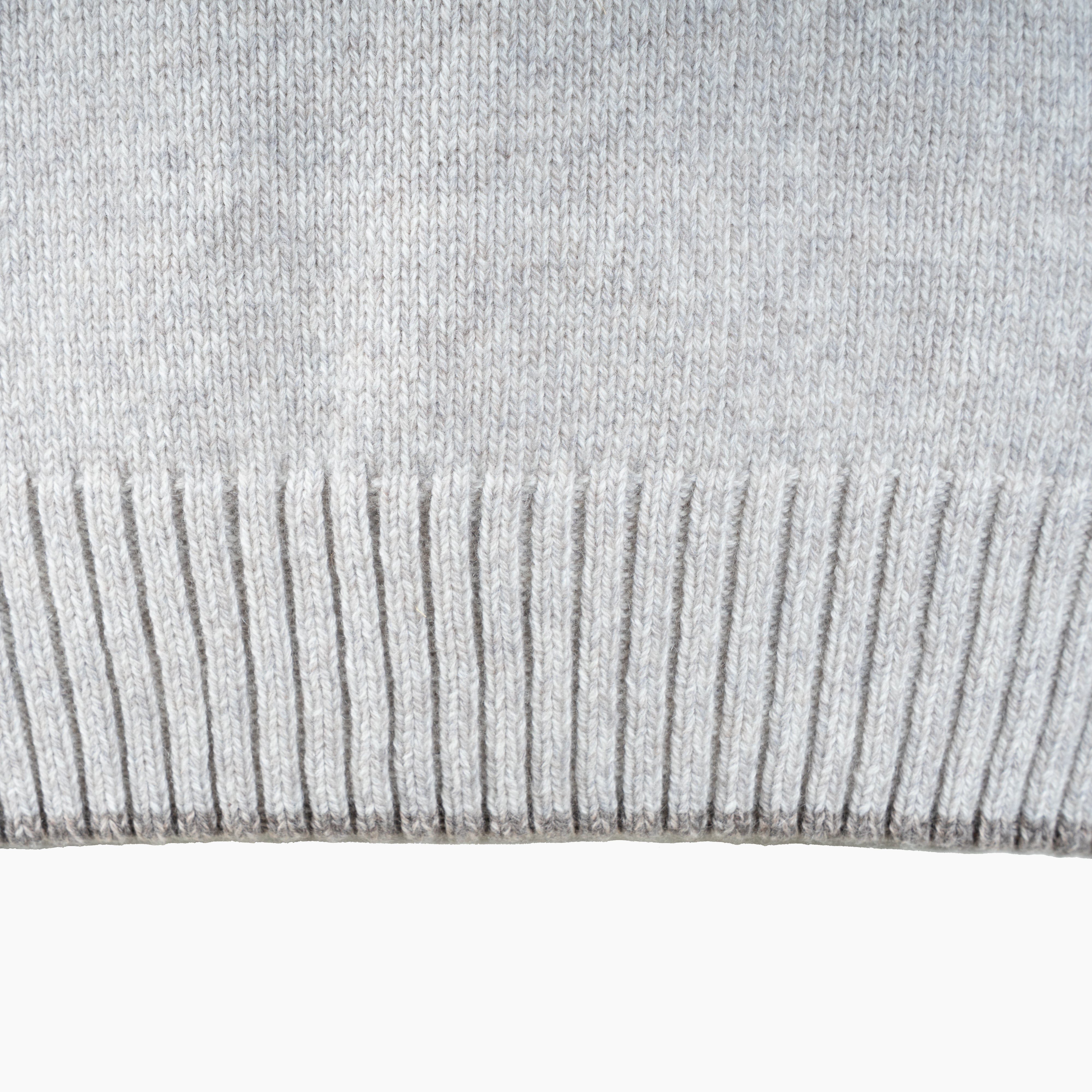 Paul & Shark Gebreide Trui met Rits Beige | Wool & Cashmere