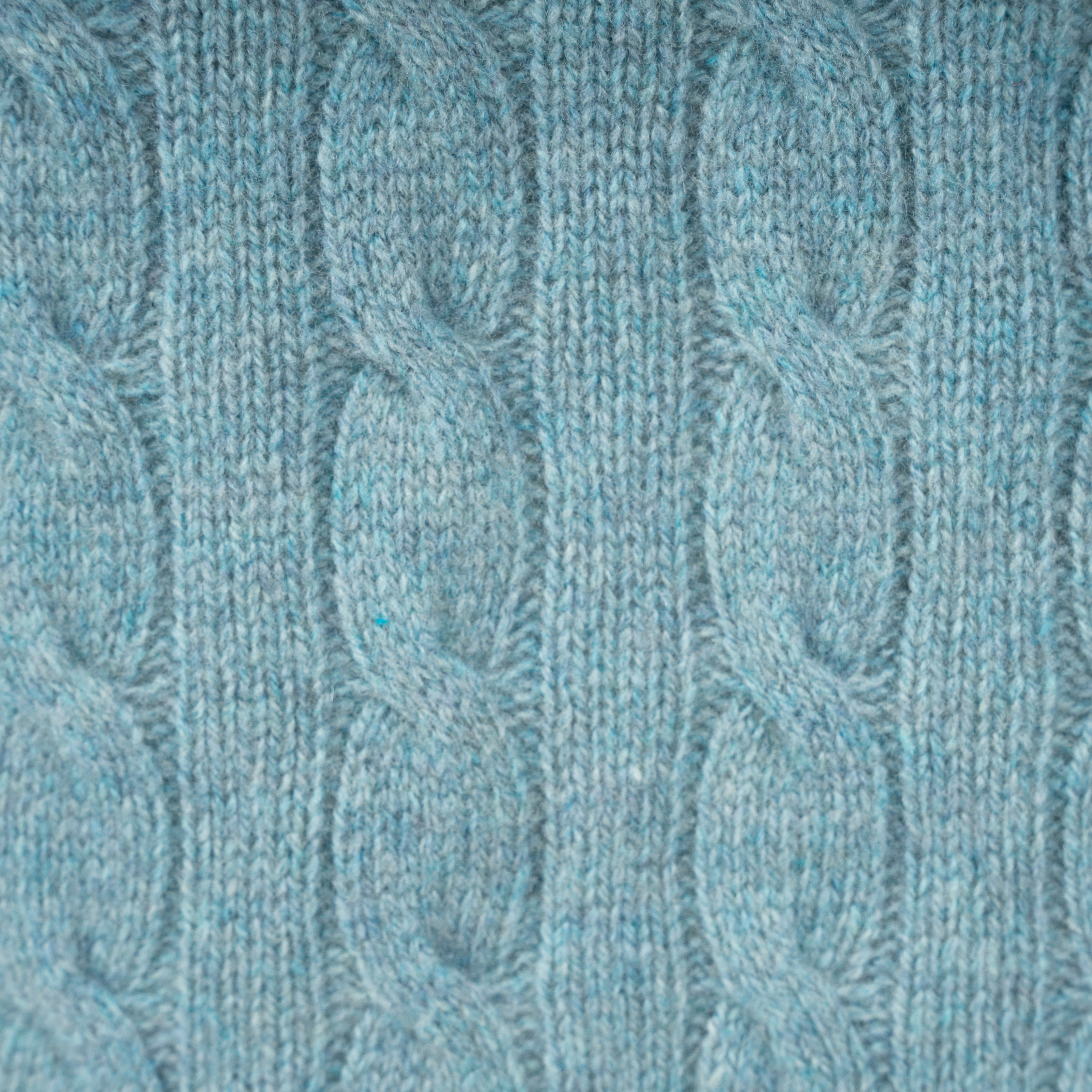 Ralph Lauren Gebreide Kabeltrui Turquoise | Cable-Knit