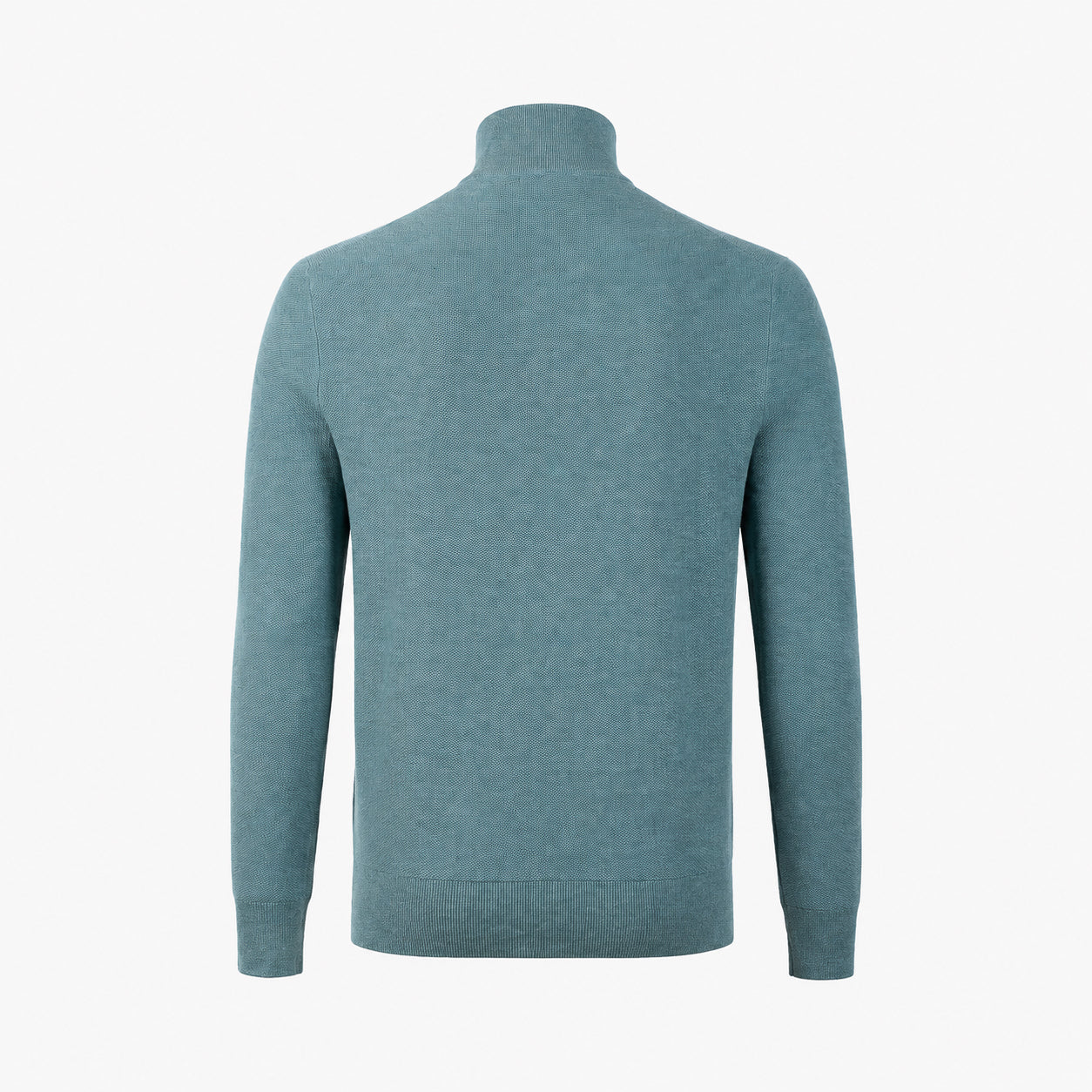 Ralph Lauren Gebreide Trui met Rits Turquoise | Mesh-Knit Cotton