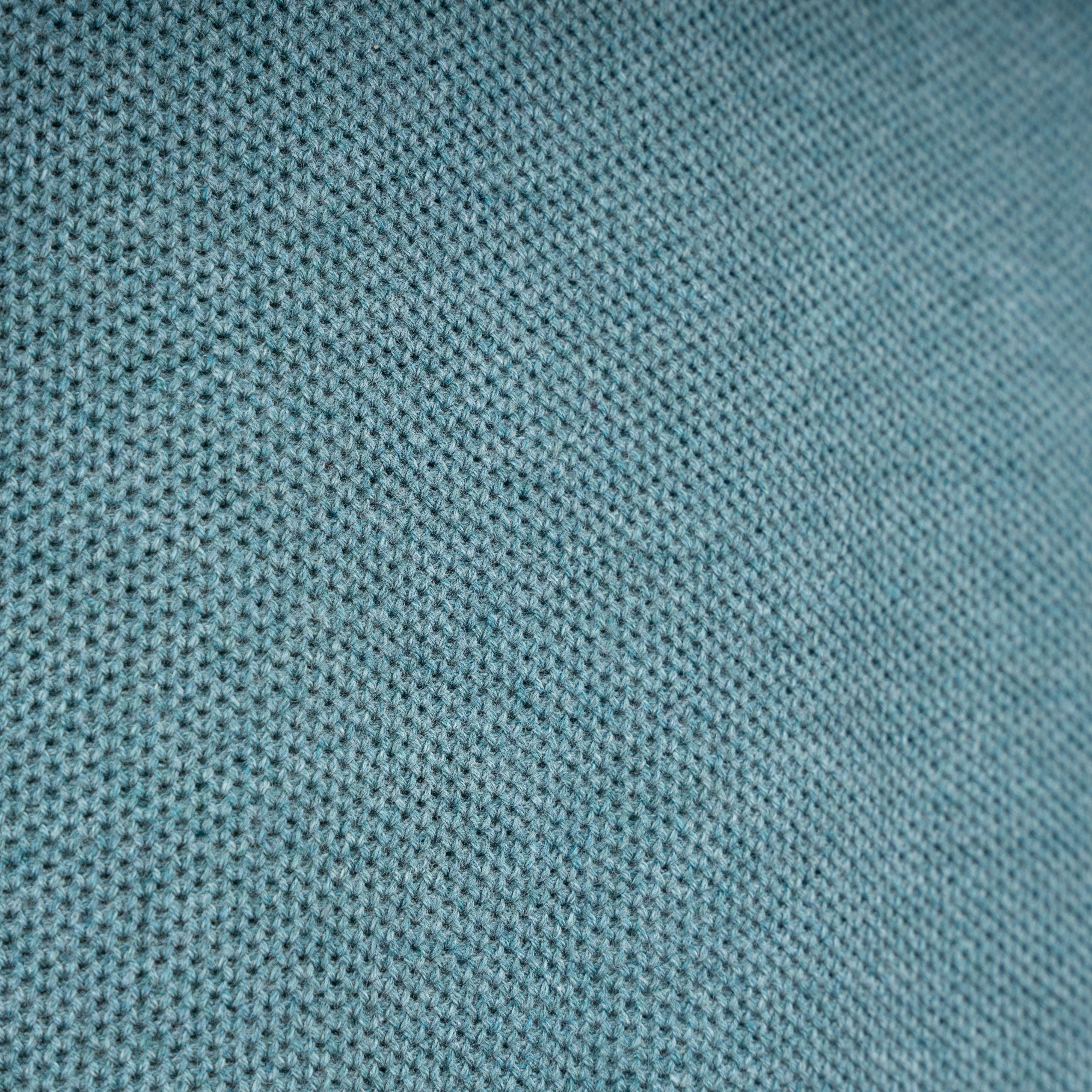 Ralph Lauren Gebreide Trui met Rits Turquoise | Mesh-Knit Cotton