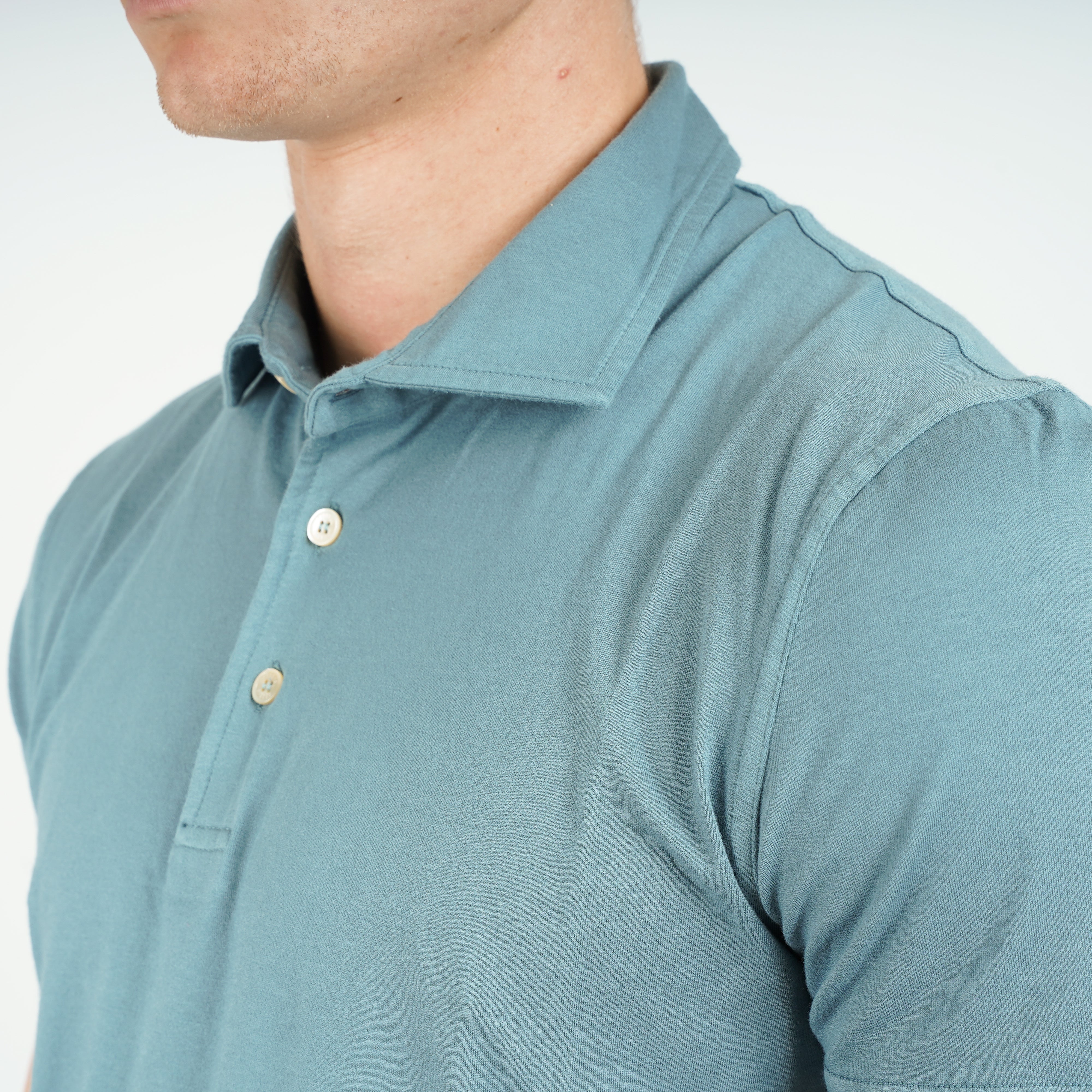 Fedeli Polo Petrolblauw | Jersey Cotton Flex