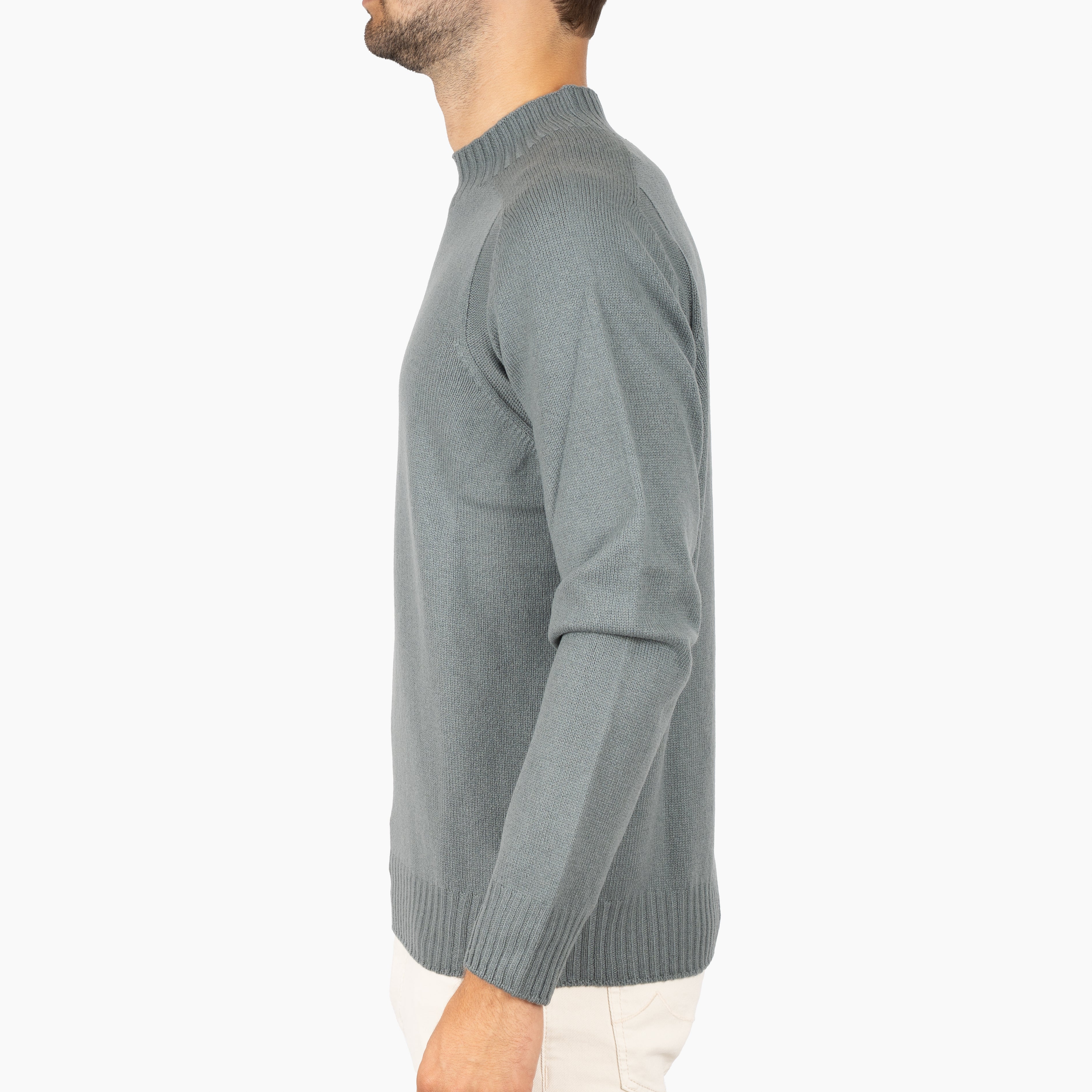 Gran Sasso Gebreide Turtleneck Trui Groen | Super Geelong