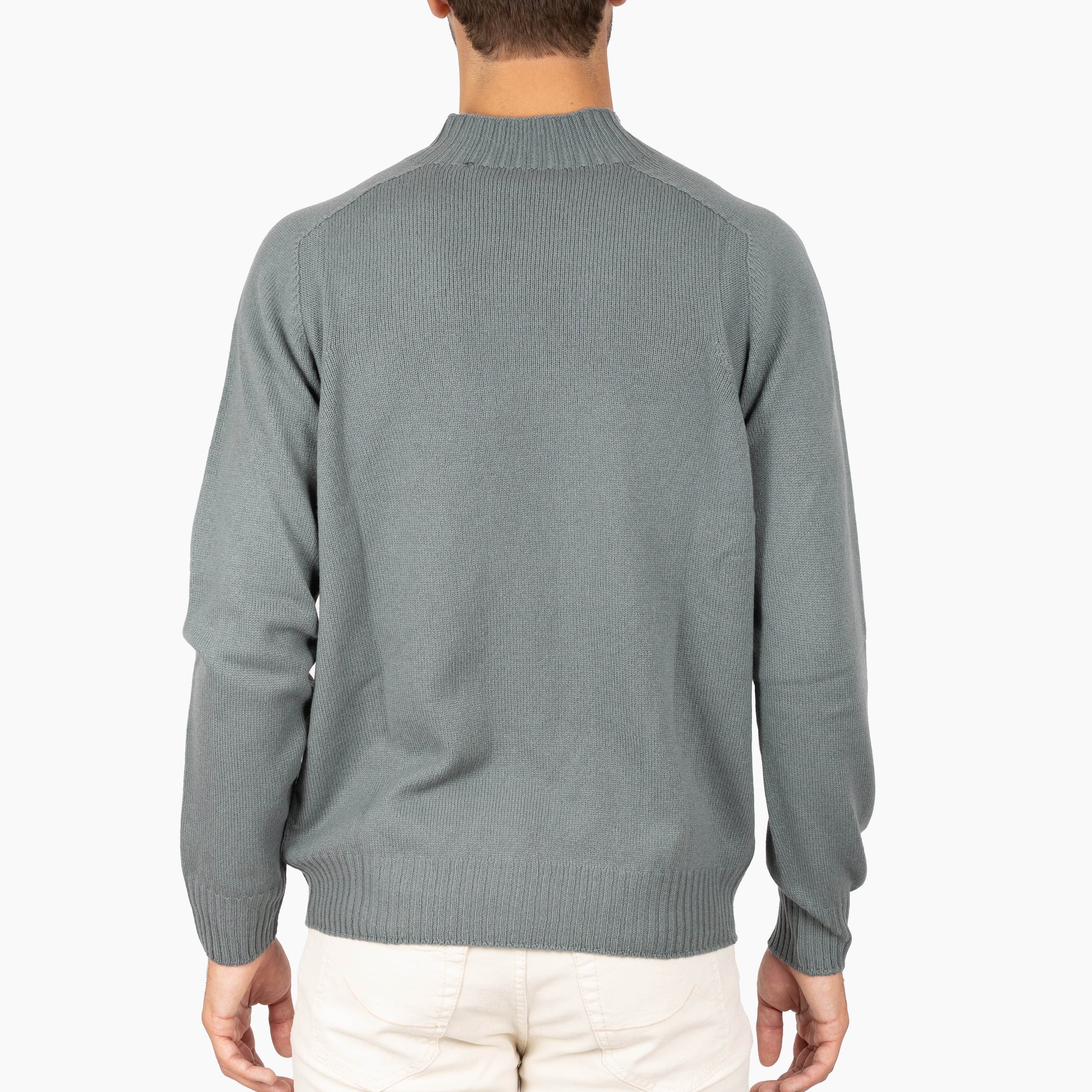 Gran Sasso Gebreide Turtleneck Trui Groen | Super Geelong