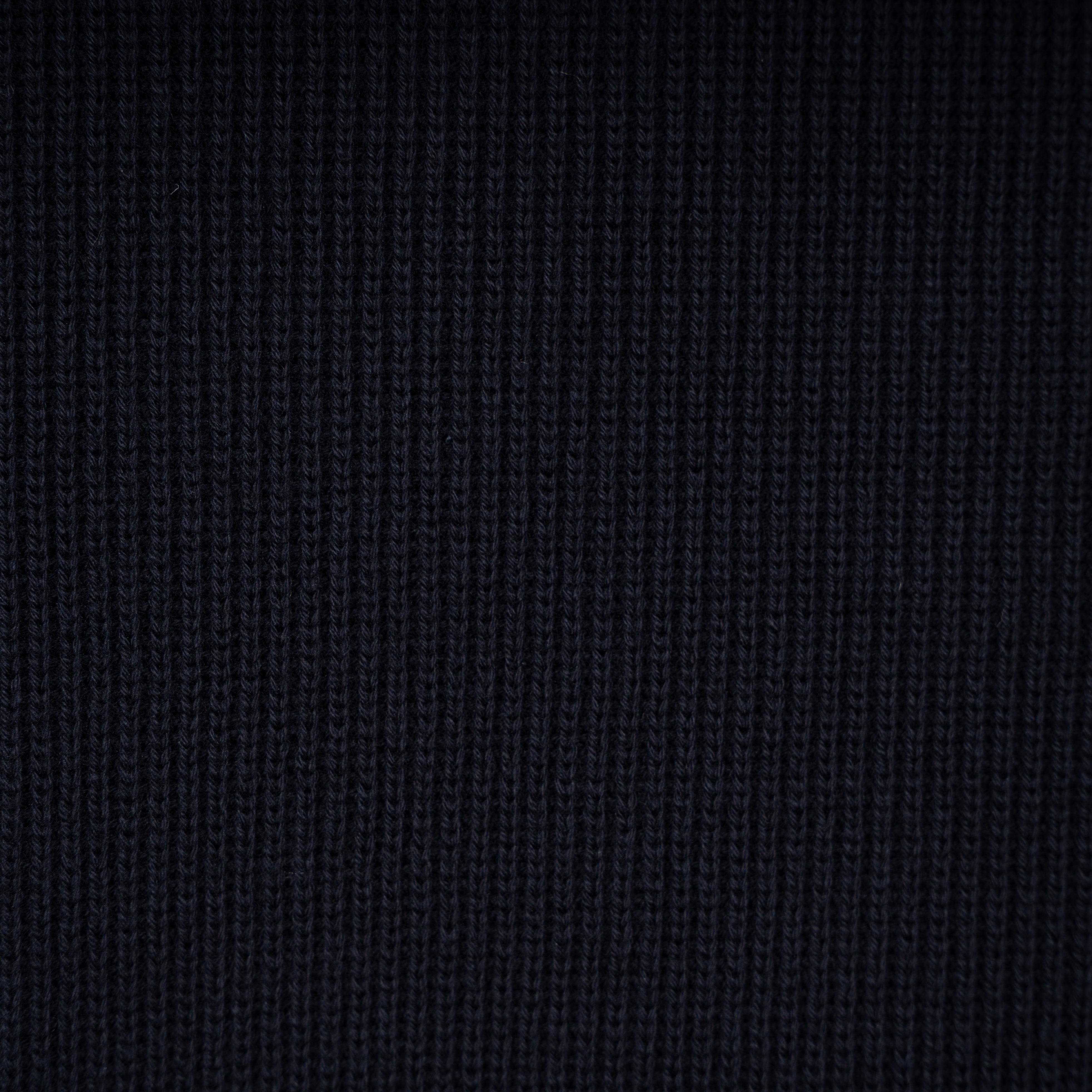 Stone Island Gebreide Trui met Rits Donkerblauw | Soft Organic Cotton