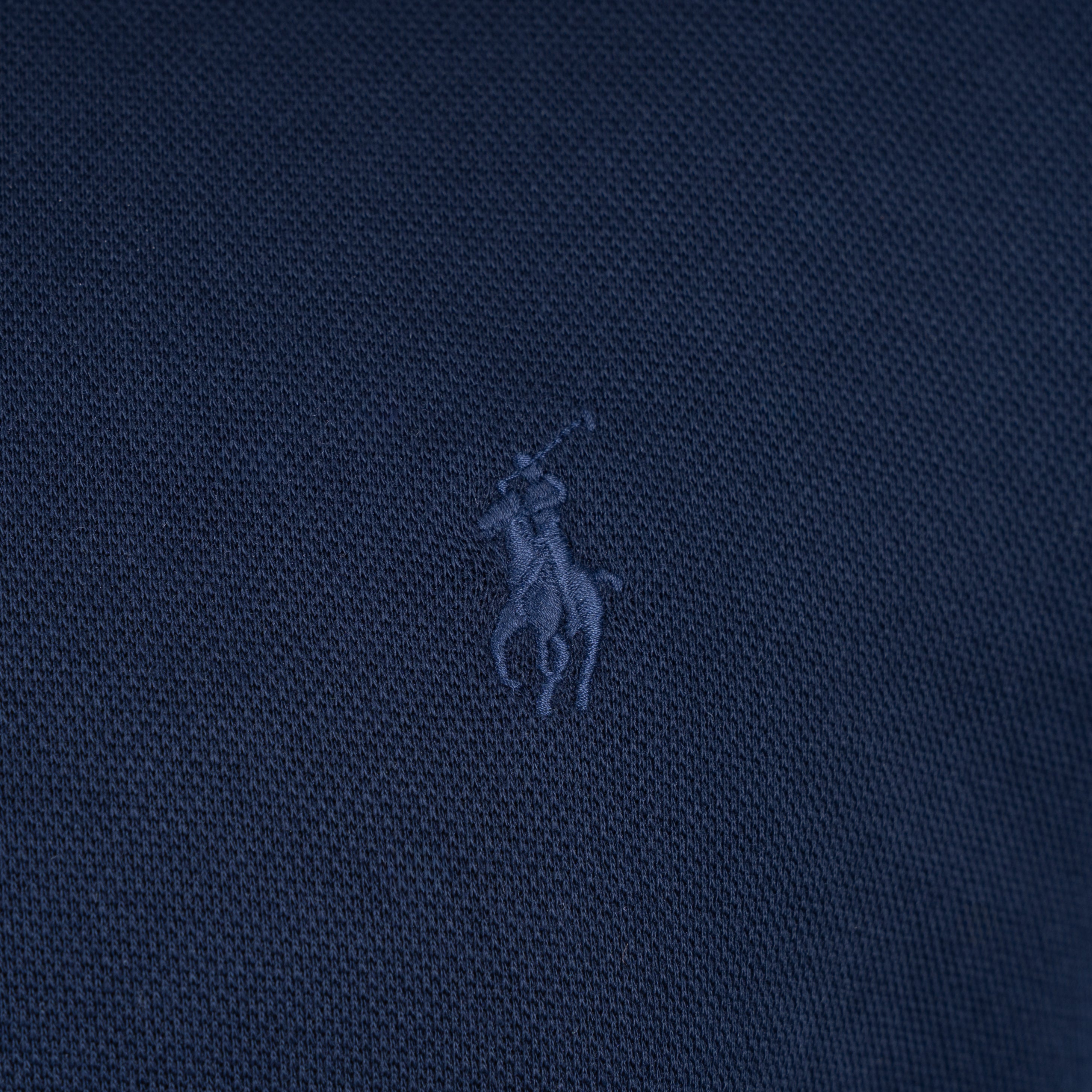 Ralph Lauren Gebreide Trui met Rits Blauw | Double-Knit