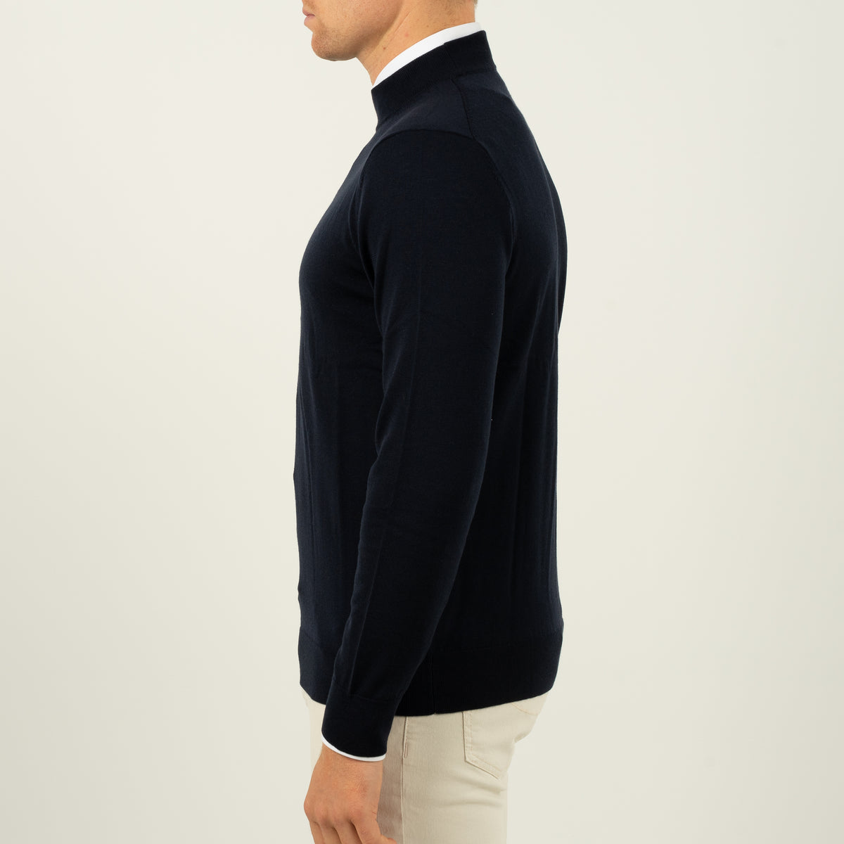 SEVEN DIALS Gebreide Turtleneck Trui Blauw | Goy