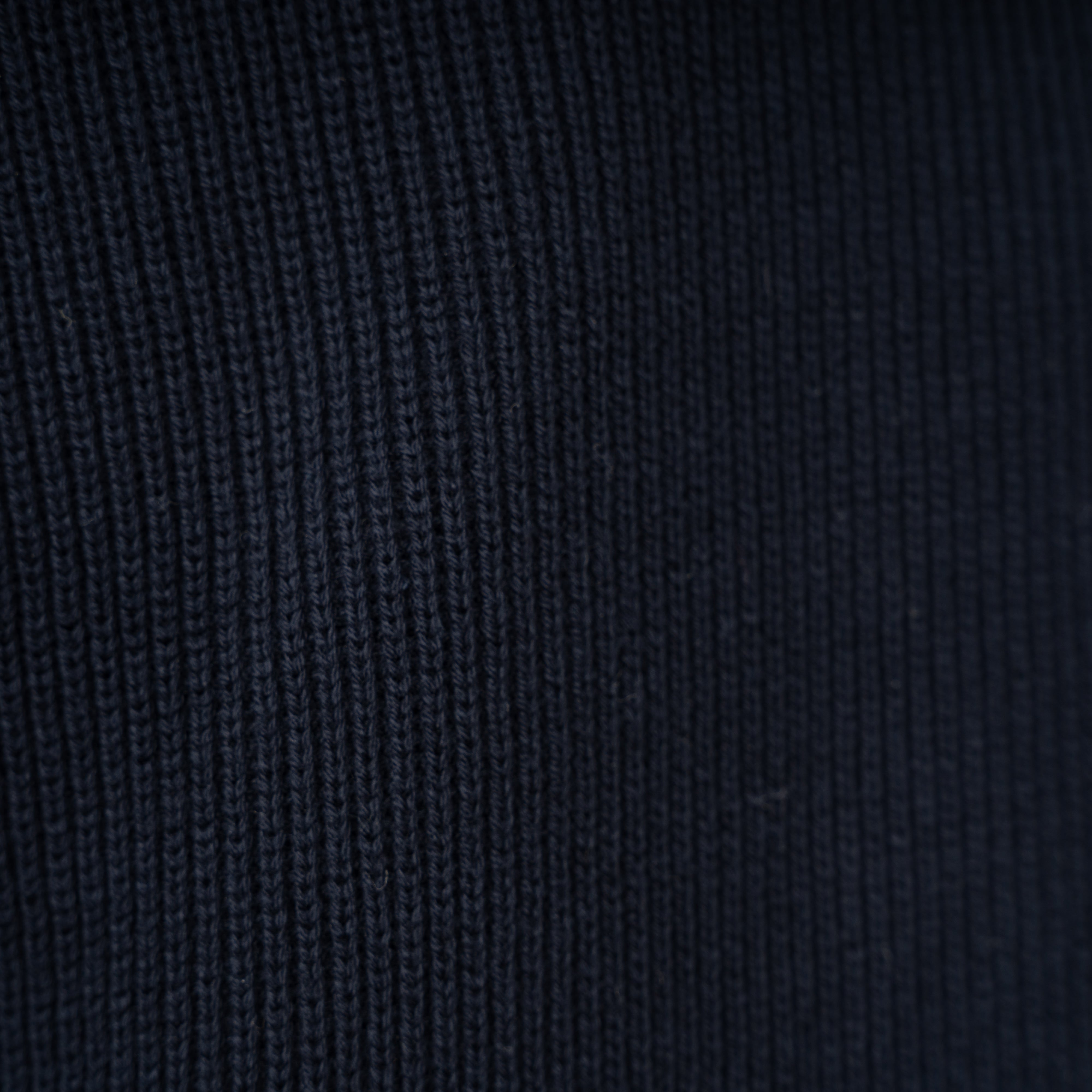 Stone Island Gebreide Trui met Rits Donkerblauw | Soft Organic Cotton