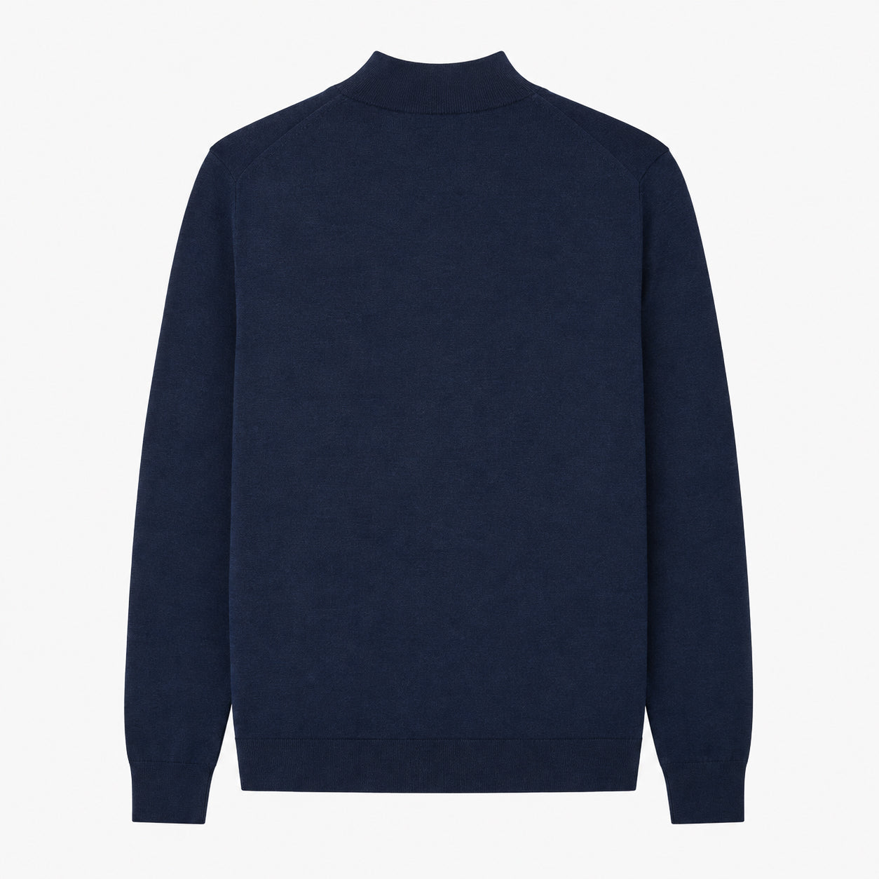 Slowear Gebreide Trui met Rits Blauw | Flexwool