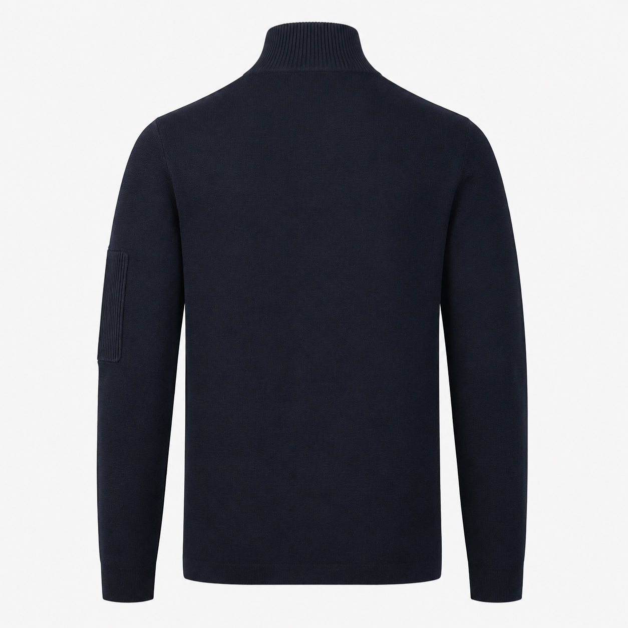 Genti Technische Trui met Rits Blauw | Cool Dry