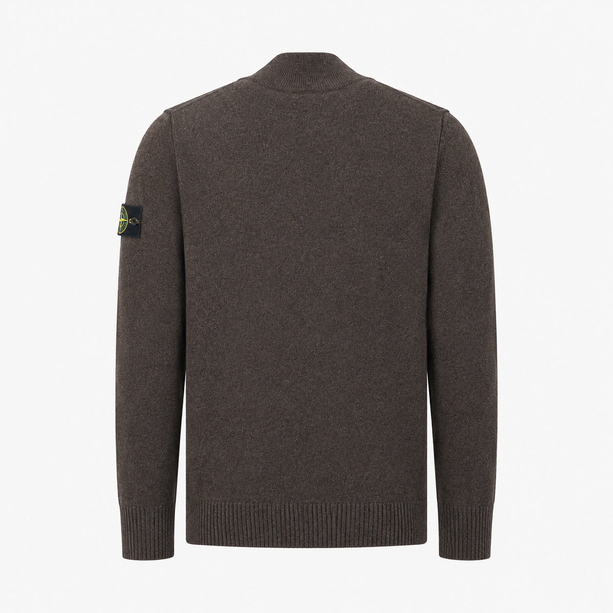 Stone Island Gebreid Vest Bruin | Soft Organic Cotton