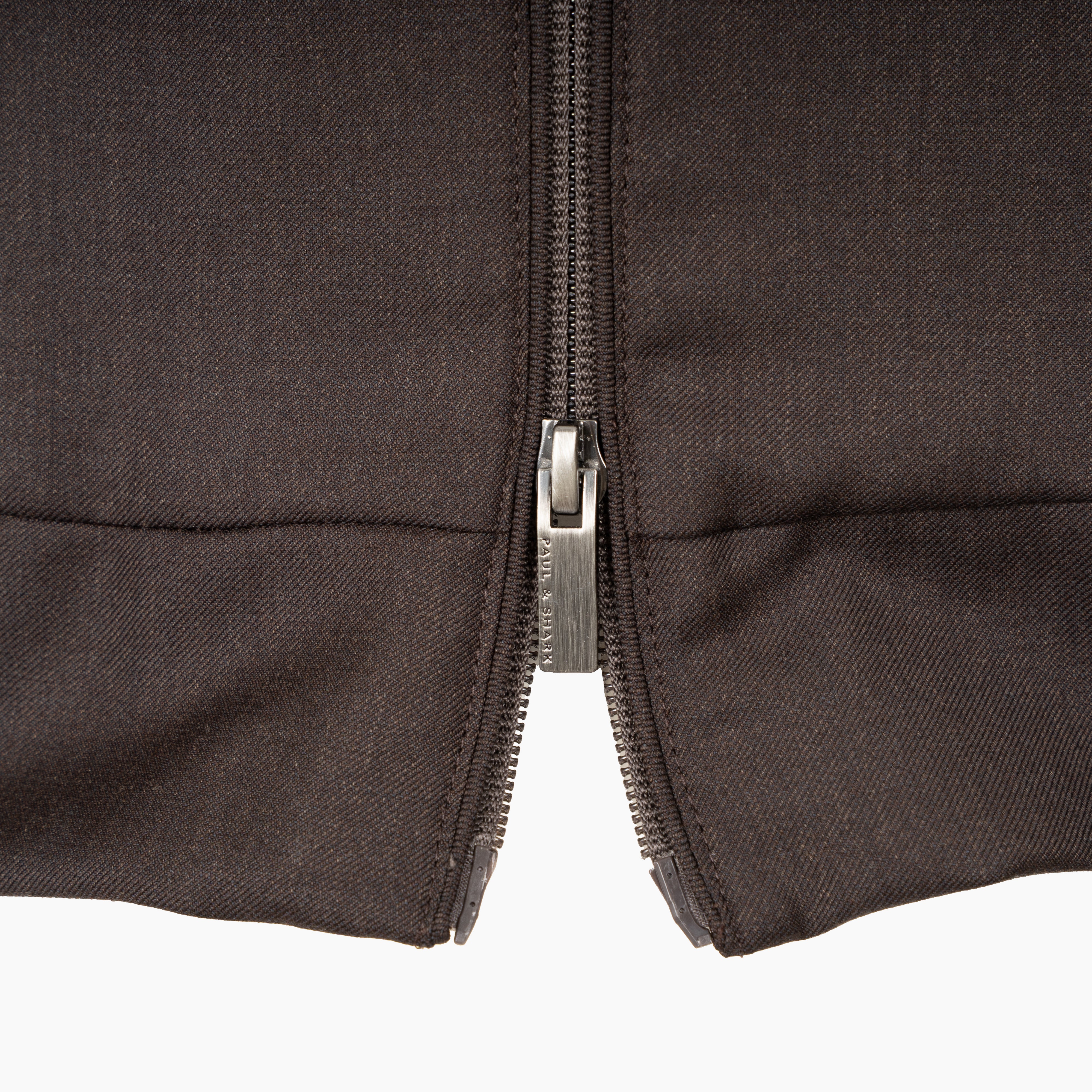 Paul & Shark Hybride Vest Bruin | Loro Piana Rain System®