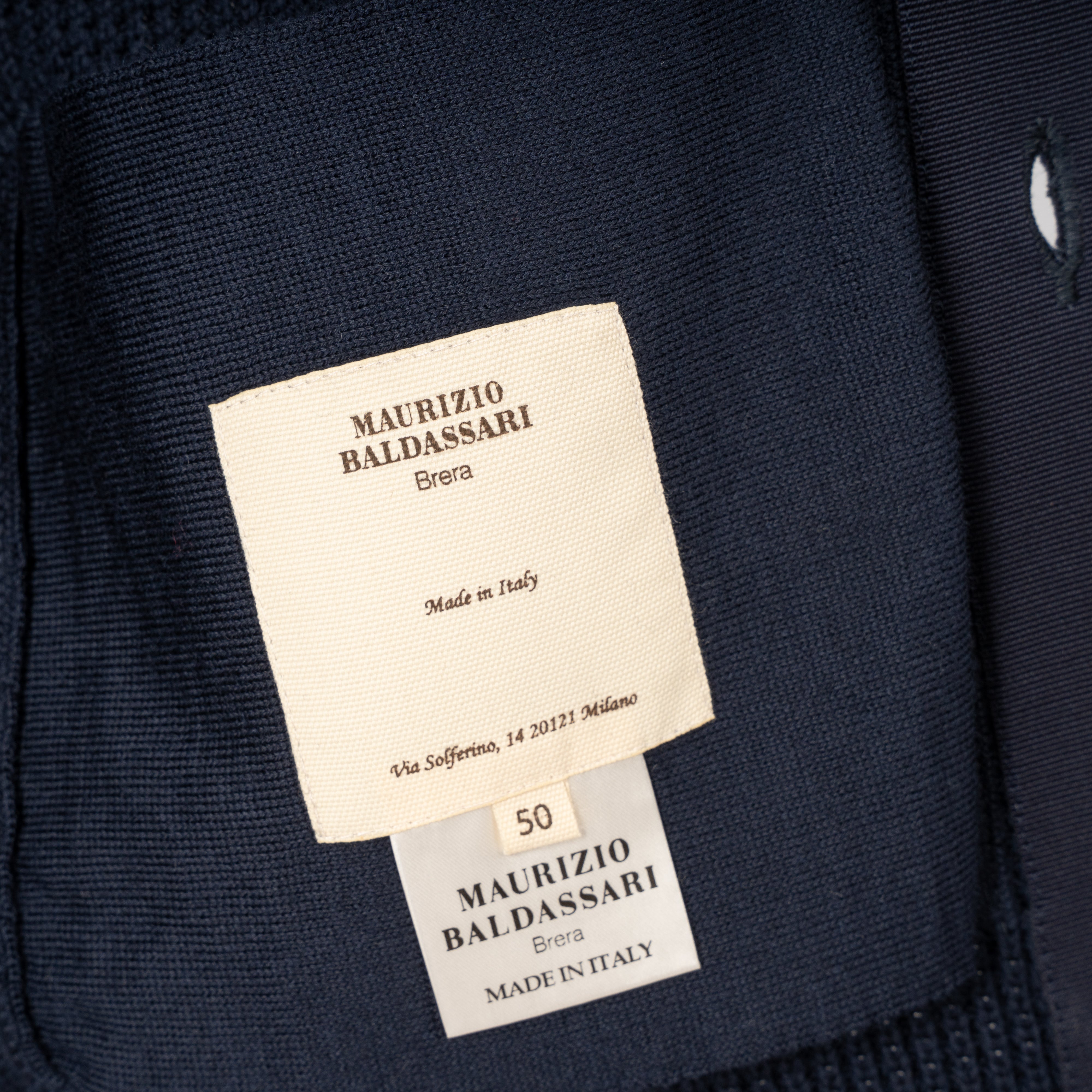 Maurizio Baldassari Gebreid Overshirt Blauw | Light Brenta