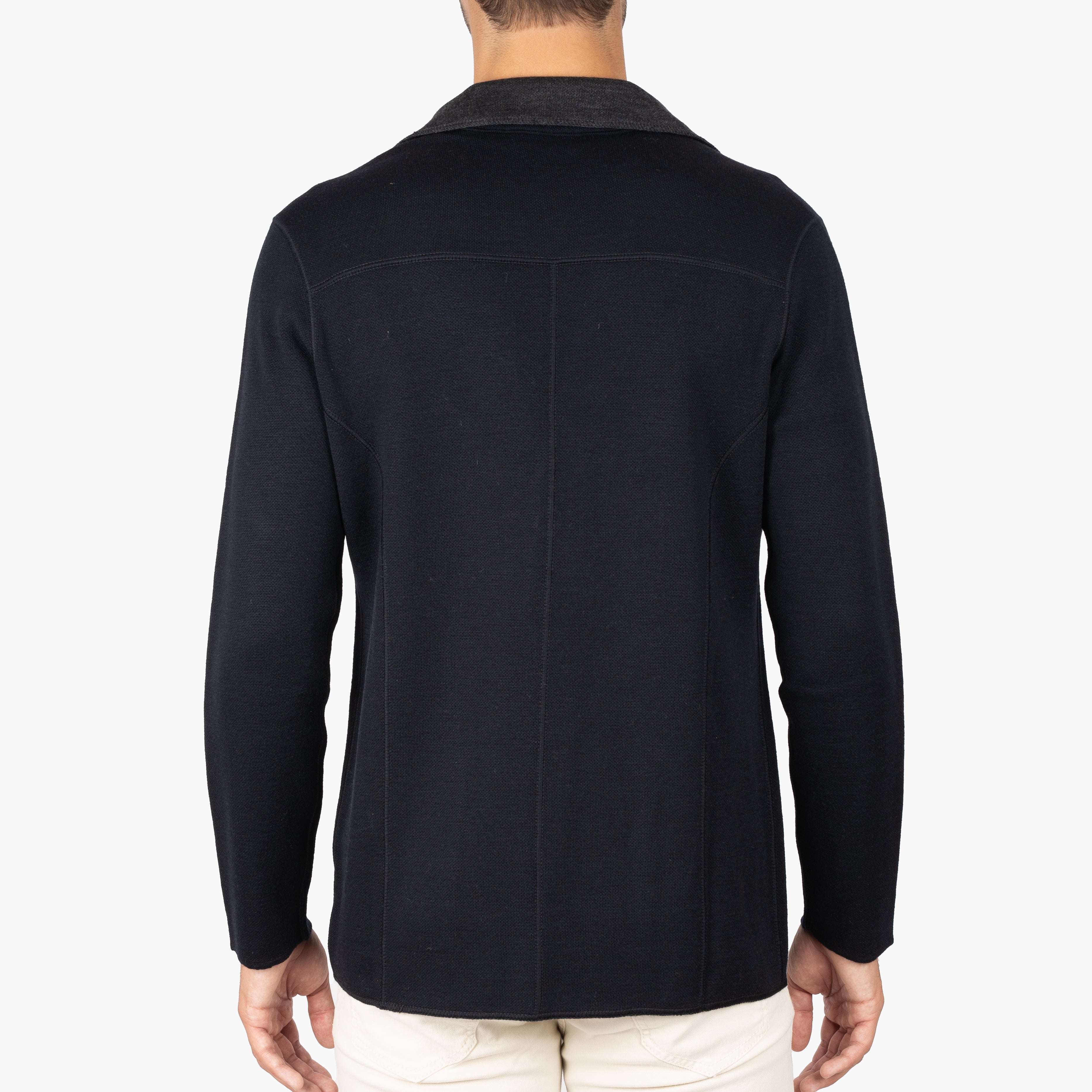 Maurizio Baldassari Gebreid Colbert Blauw | Jamaica Swacket Reversible