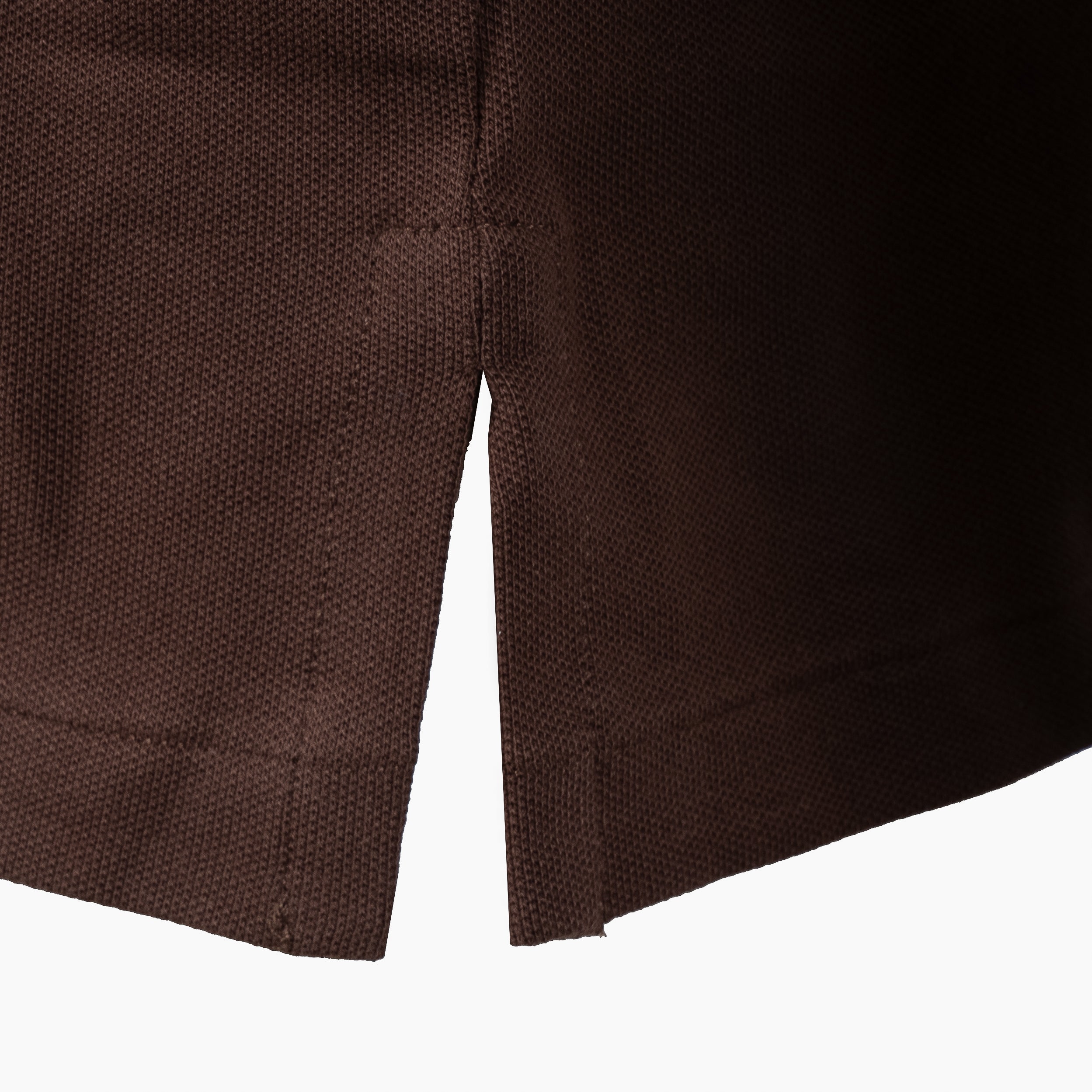 Ralph Lauren Polo Lange Mouw Bruin | Custom Slim Fit