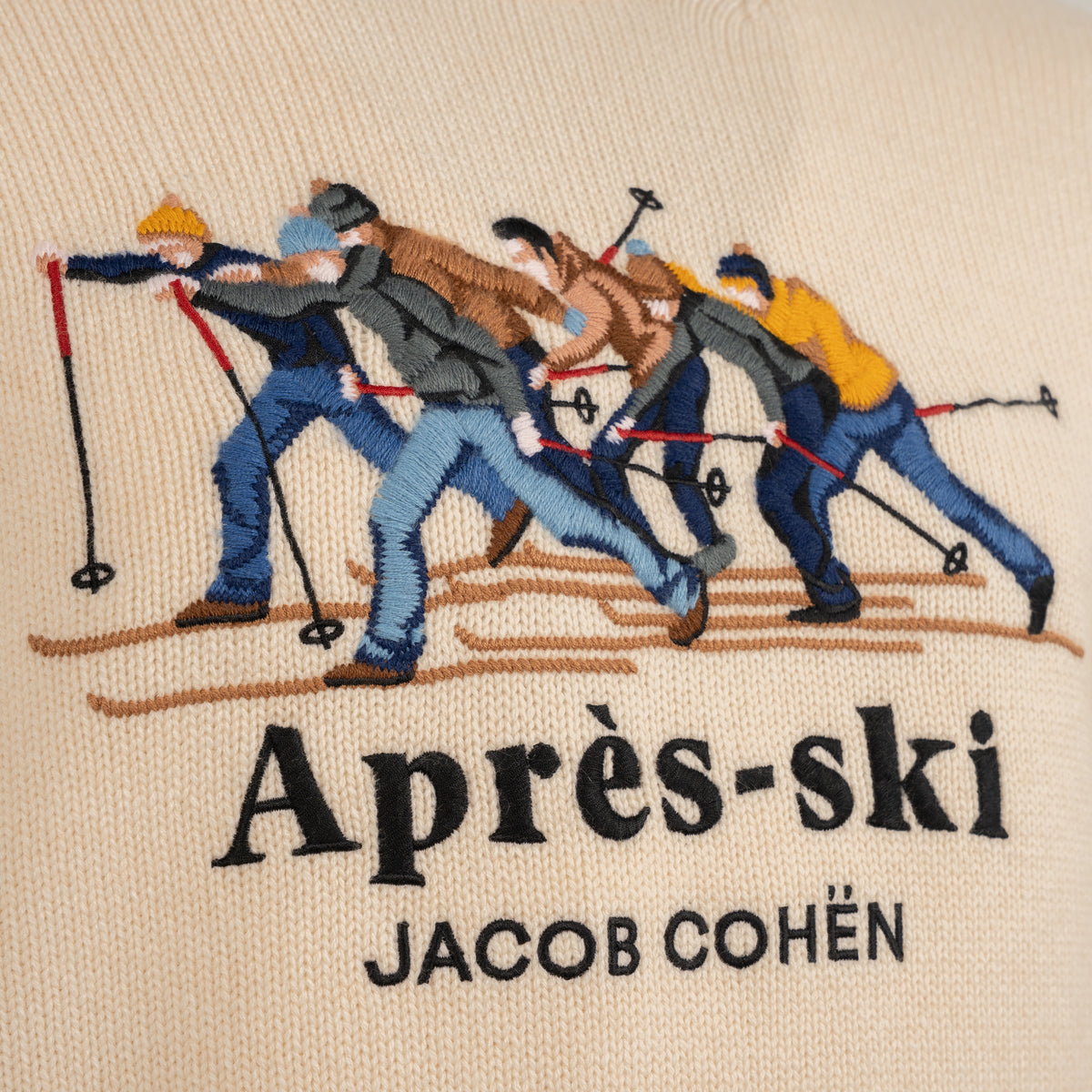 Jacob Cohen Gebreide Trui Crème | Aprés-Ski