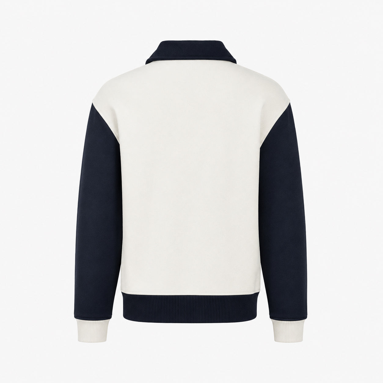 Pal Sporting Goods Sweater met Rits Crème & Blauw | Pre Game