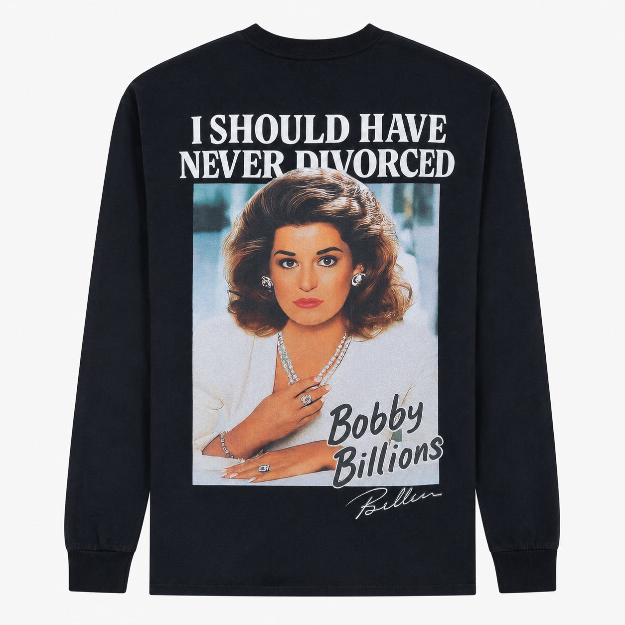 Hopeium Longsleeve Backprint Zwart | Divorce