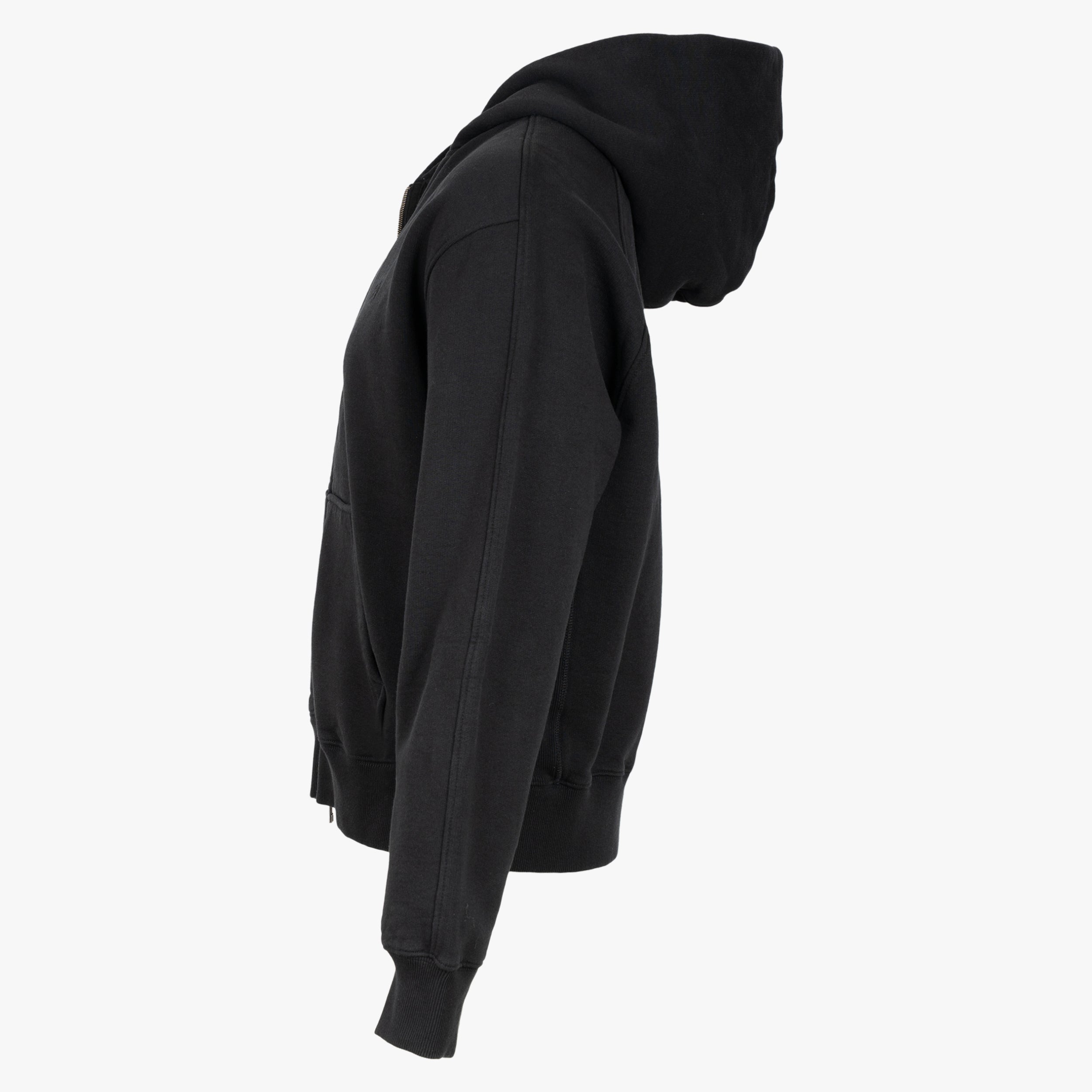 Olaf Vest Zwart | Signature Zip Hoodie