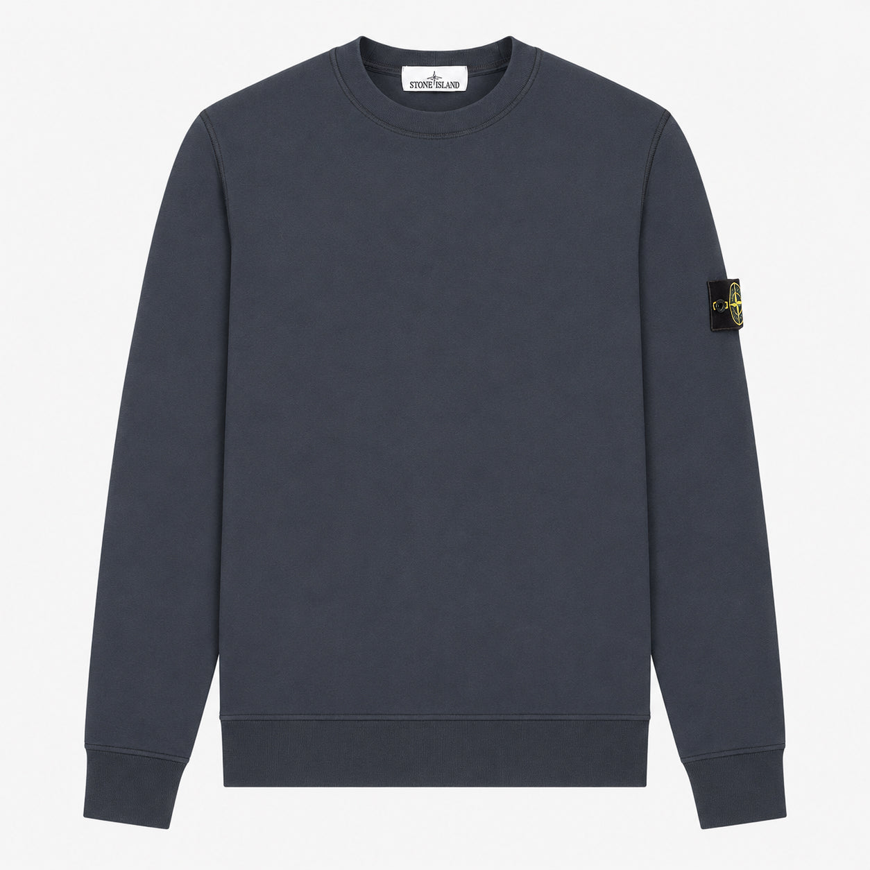 Stone Island Sweater Blauw | Organic Cotton Fleece