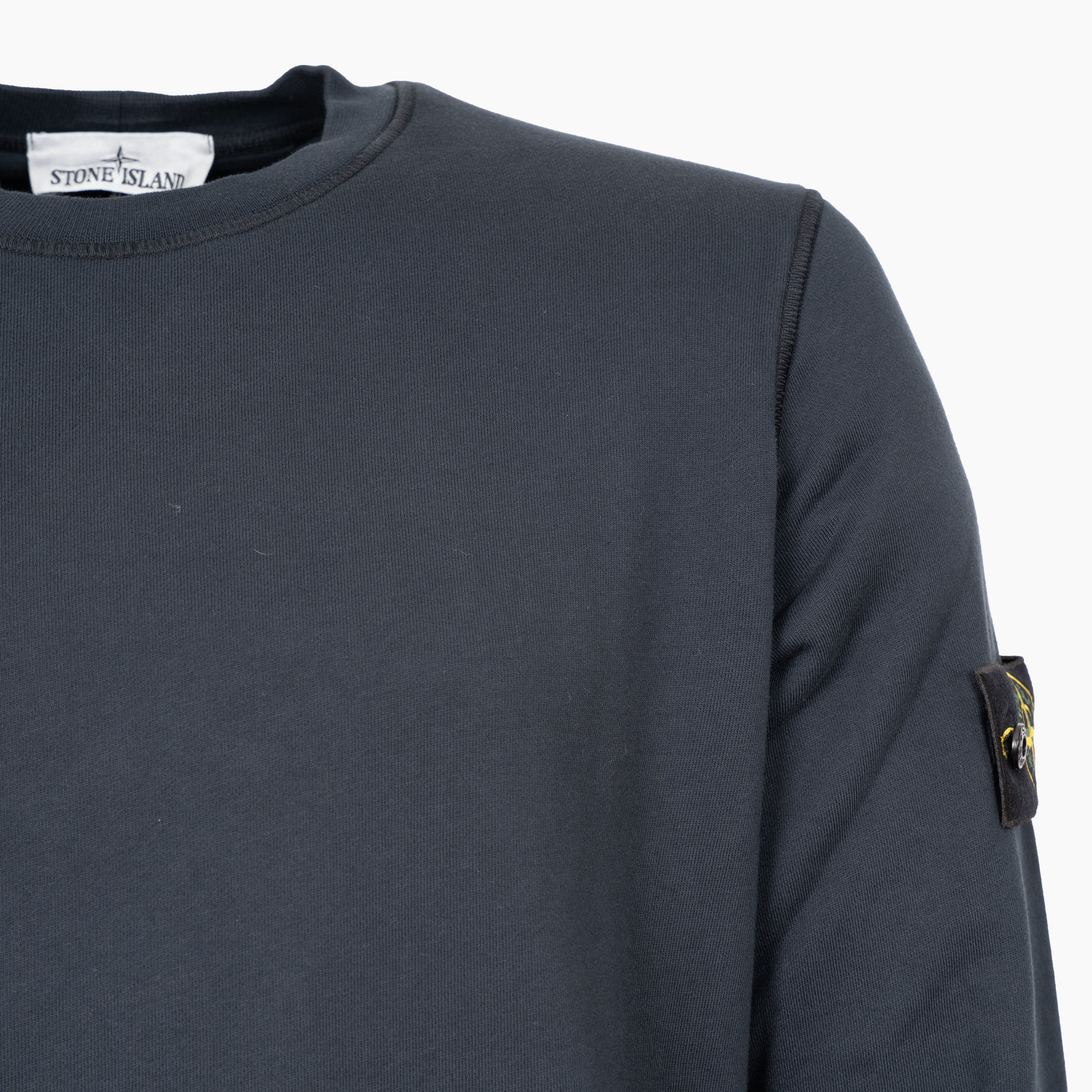 Stone Island Sweater Blauw | Organic Cotton Fleece