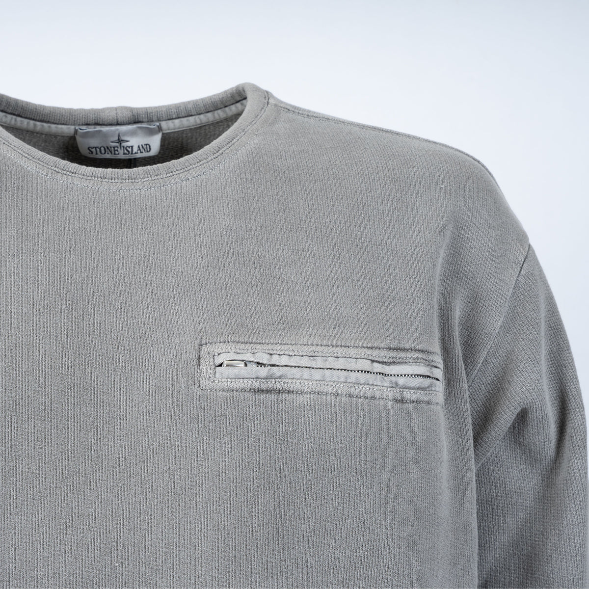 Stone Island Sweater Grijs | Recovered Cotton