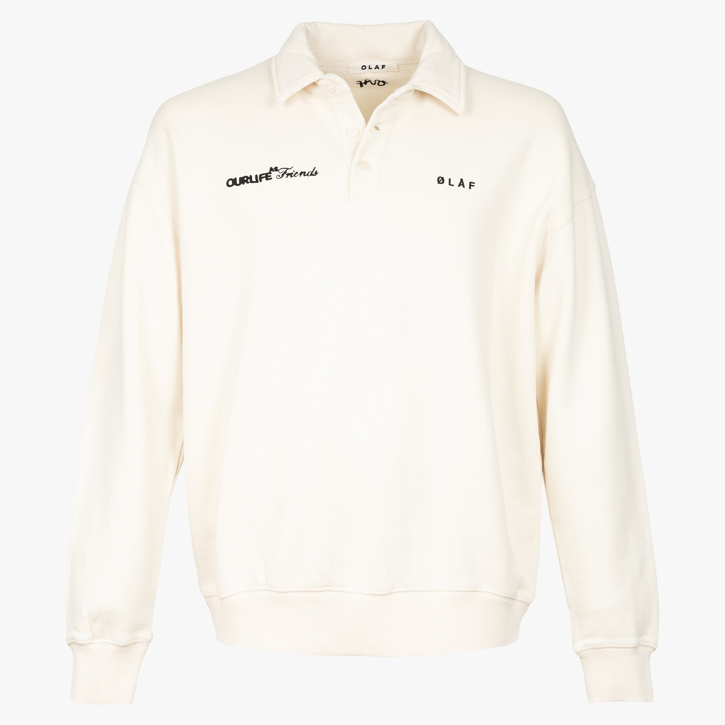 Olaf Polosweater Crème | Script Friends