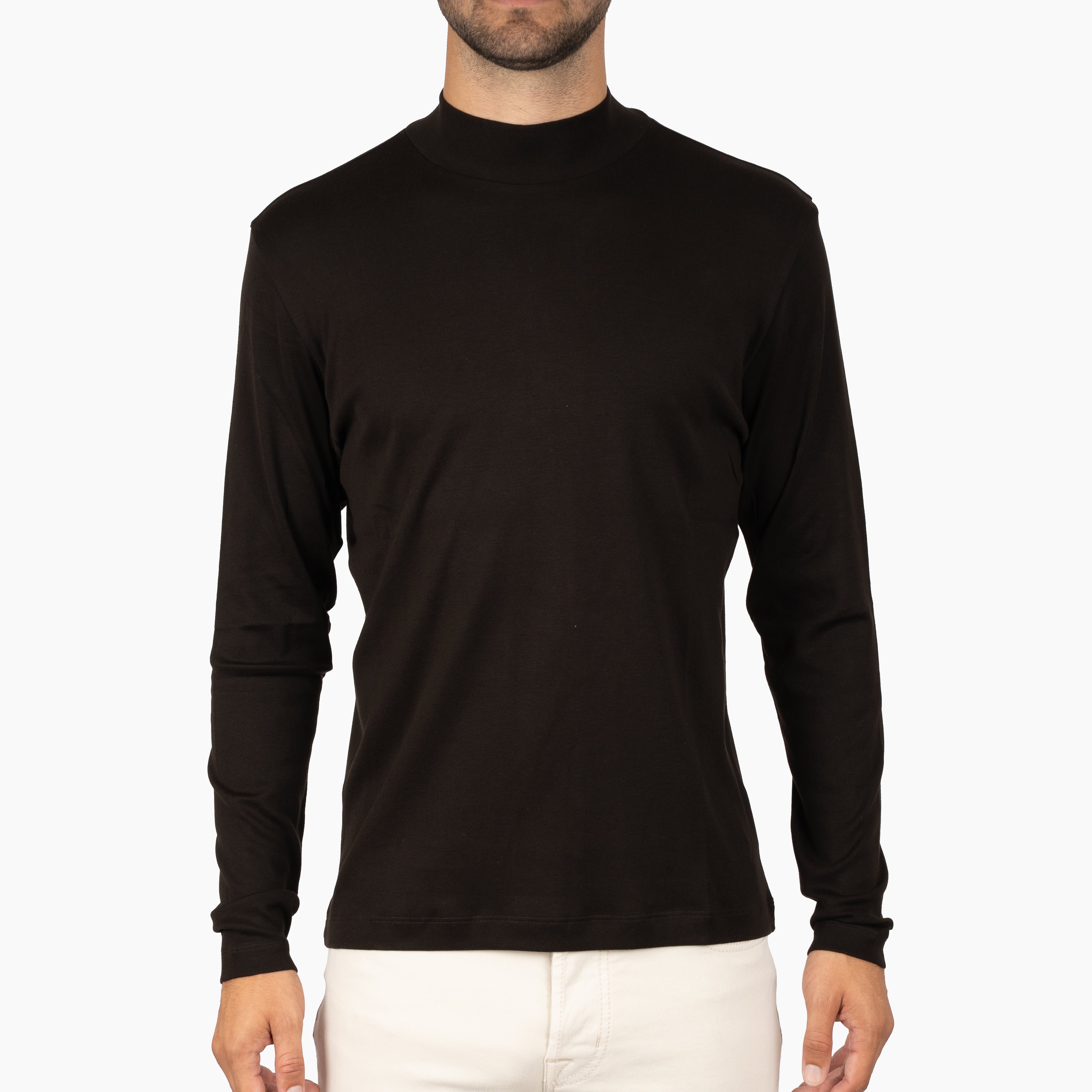 Stefan Brandt Turtleneck Trui Bruin | Eli Turtle LA 30