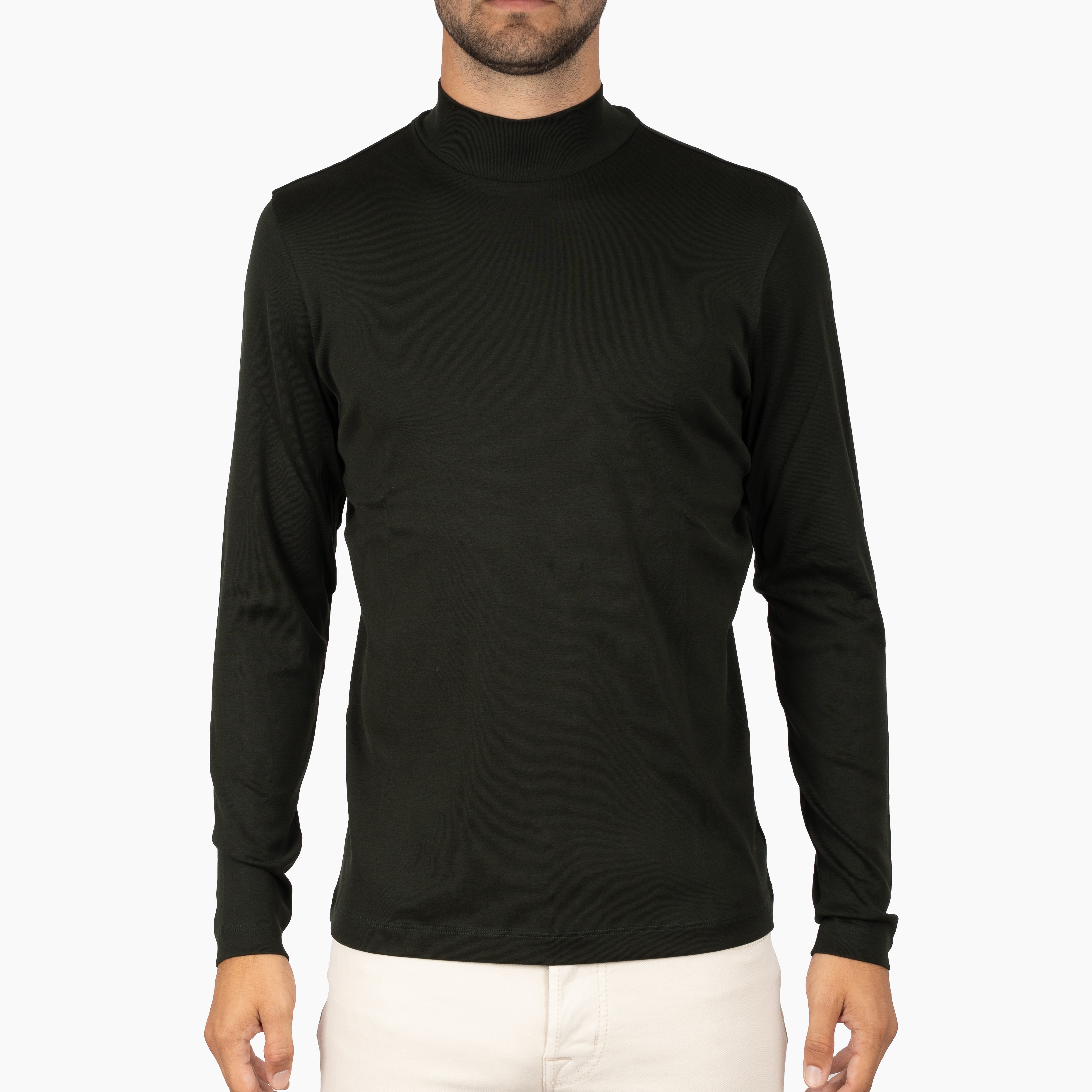 Stefan Brandt Turtleneck Trui Groen | Eli Turtle LA 30