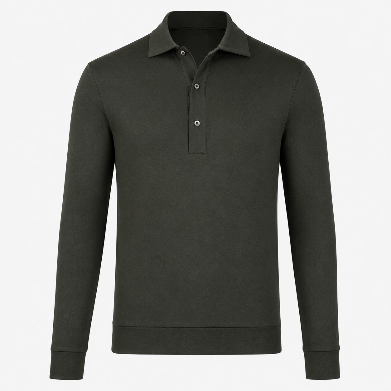 Stefan Brandt Polo Lange Mouw Groen | LIM 3B LA FR 30