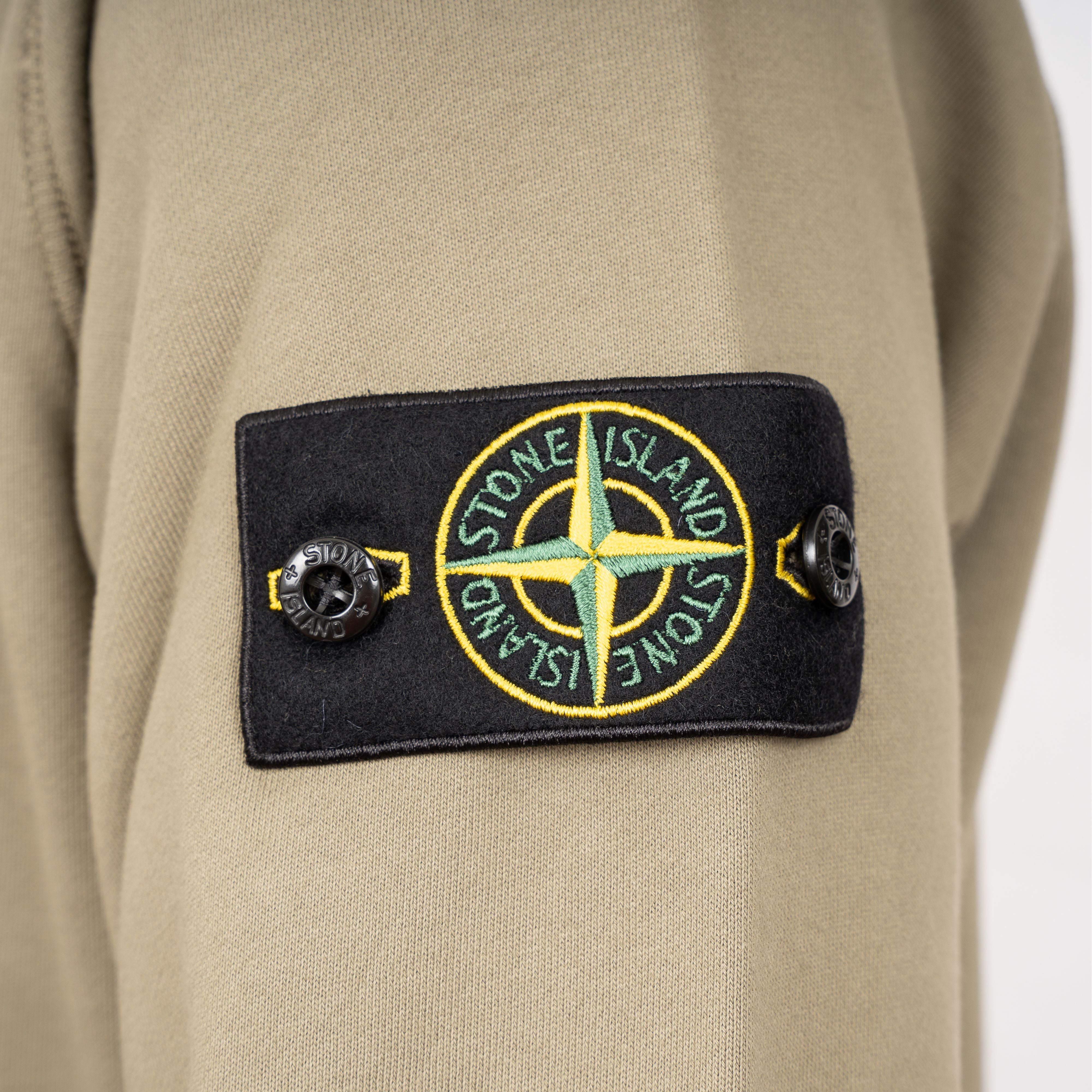 Stone Island Sweater Leger Groen | Organic Cotton Fleece