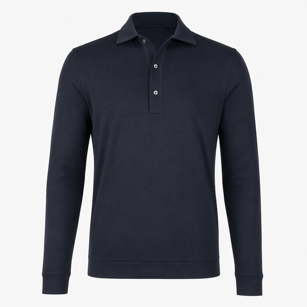 Stefan Brandt Polo Lange Mouw Blauw | LIM 3B LA FR 30