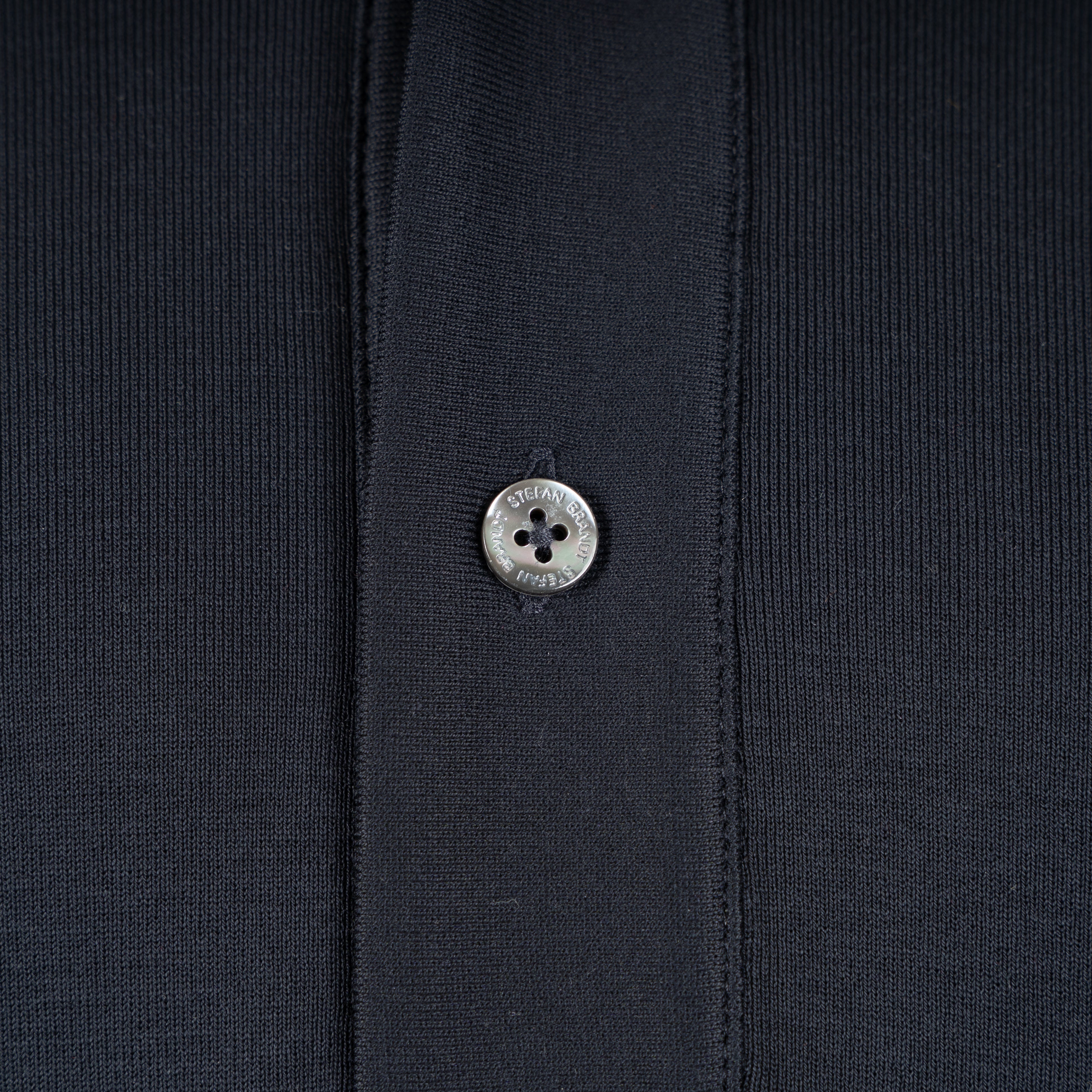 Stefan Brandt Polo Lange Mouw Blauw | LIM 3B LA FR 30