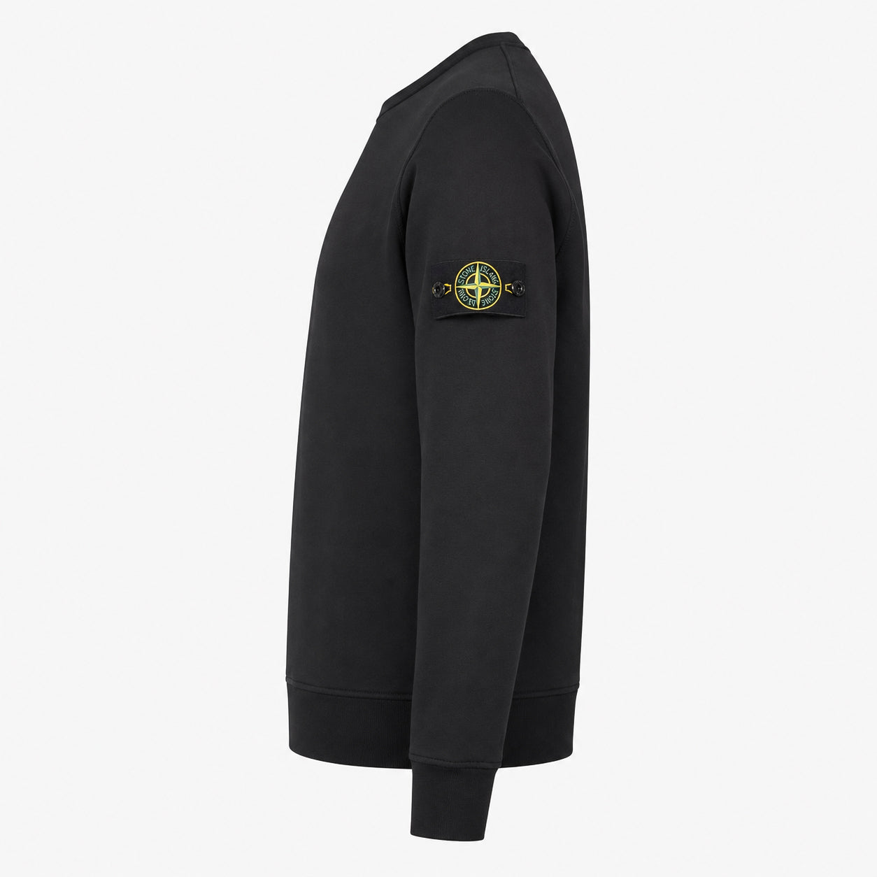 Stone Island Sweater Zwart | Organic Cotton Fleece