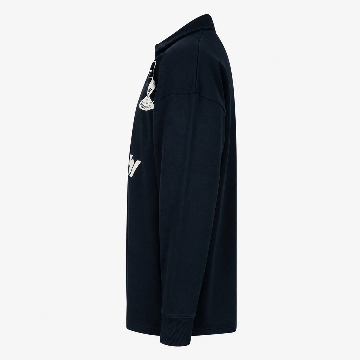 Hopeium Polo Sweater Verwassen Blauw | Football Gandhi