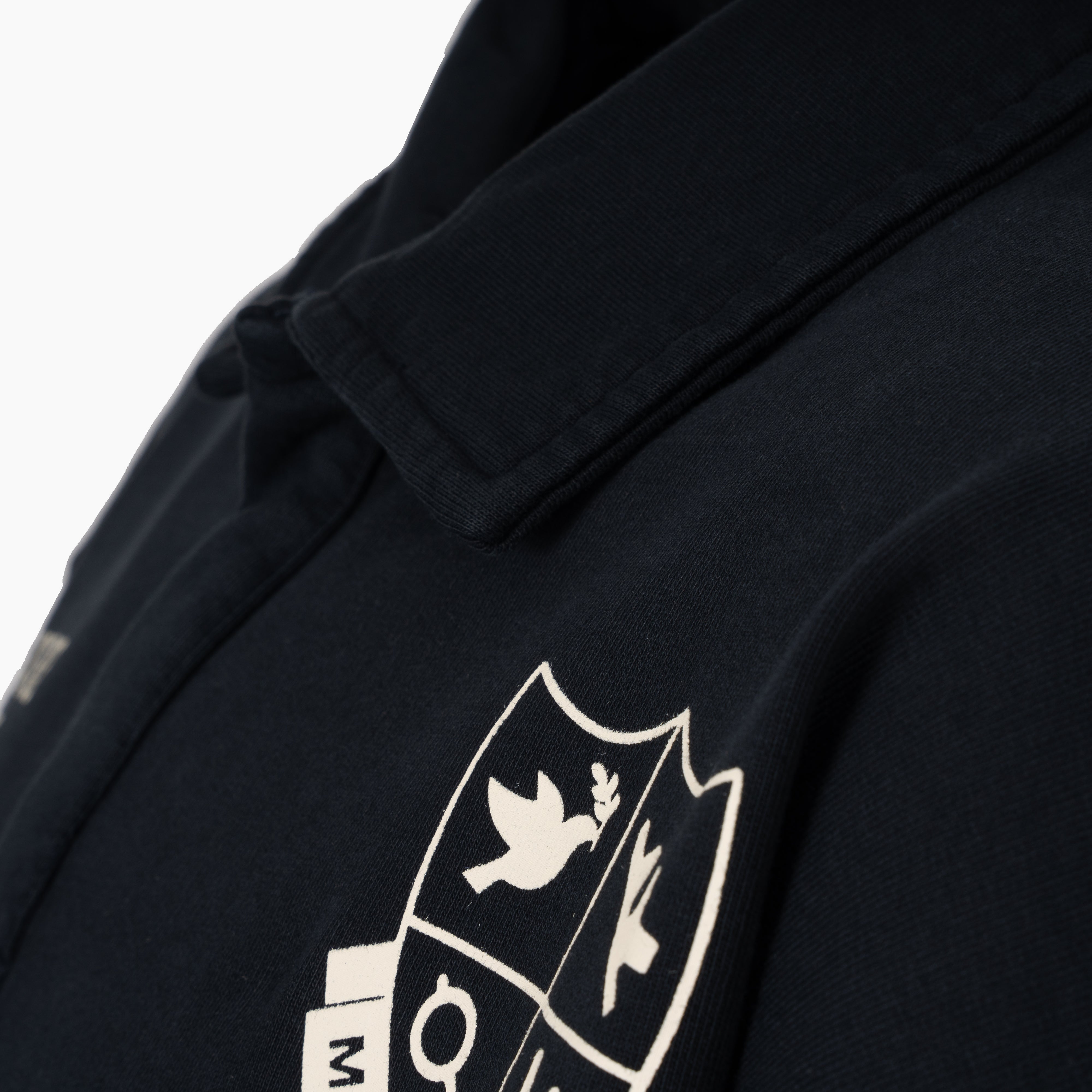 Hopeium Polo Sweater Verwassen Blauw | Football Gandhi