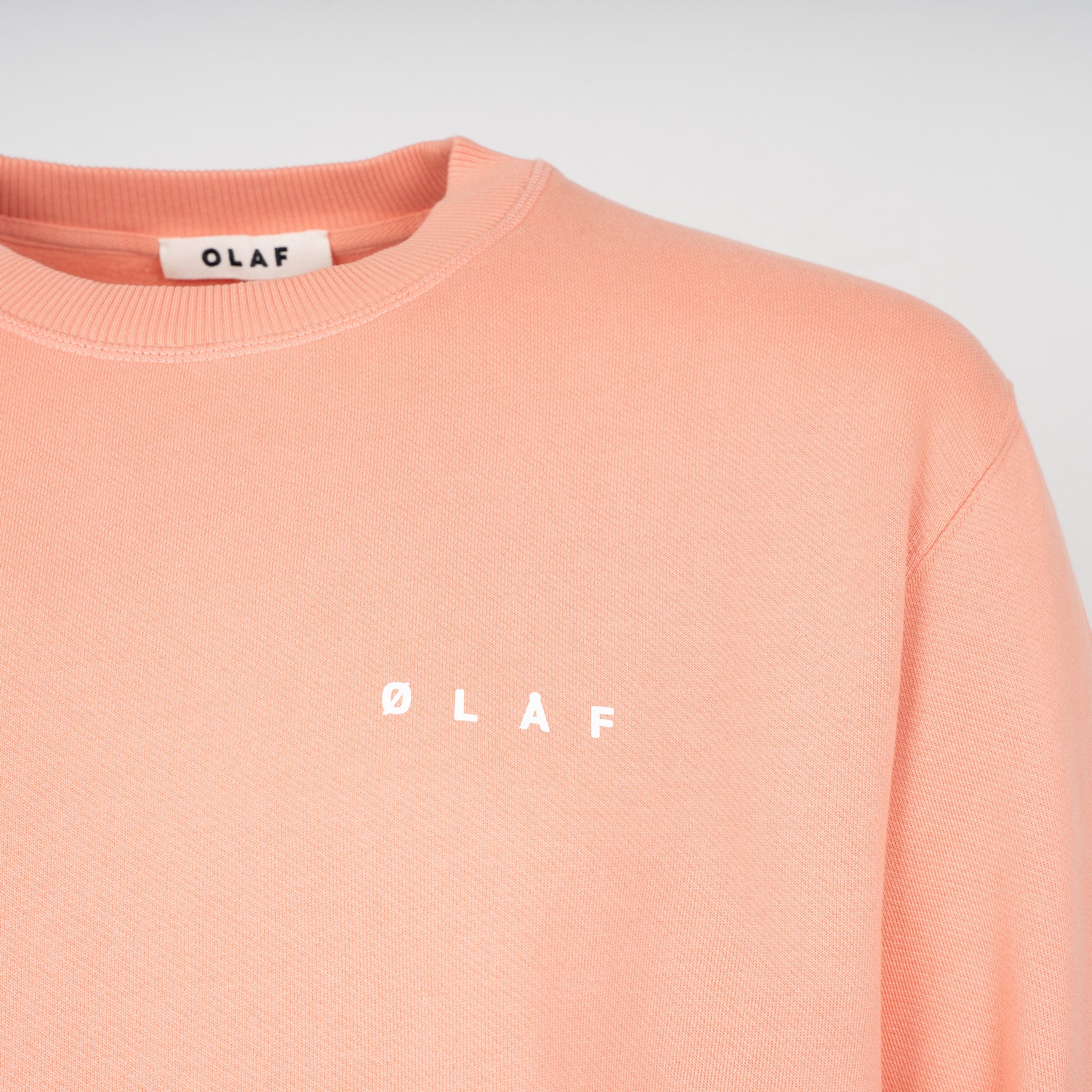 Olaf Sweater Backprint Roze | Brushstroke Face