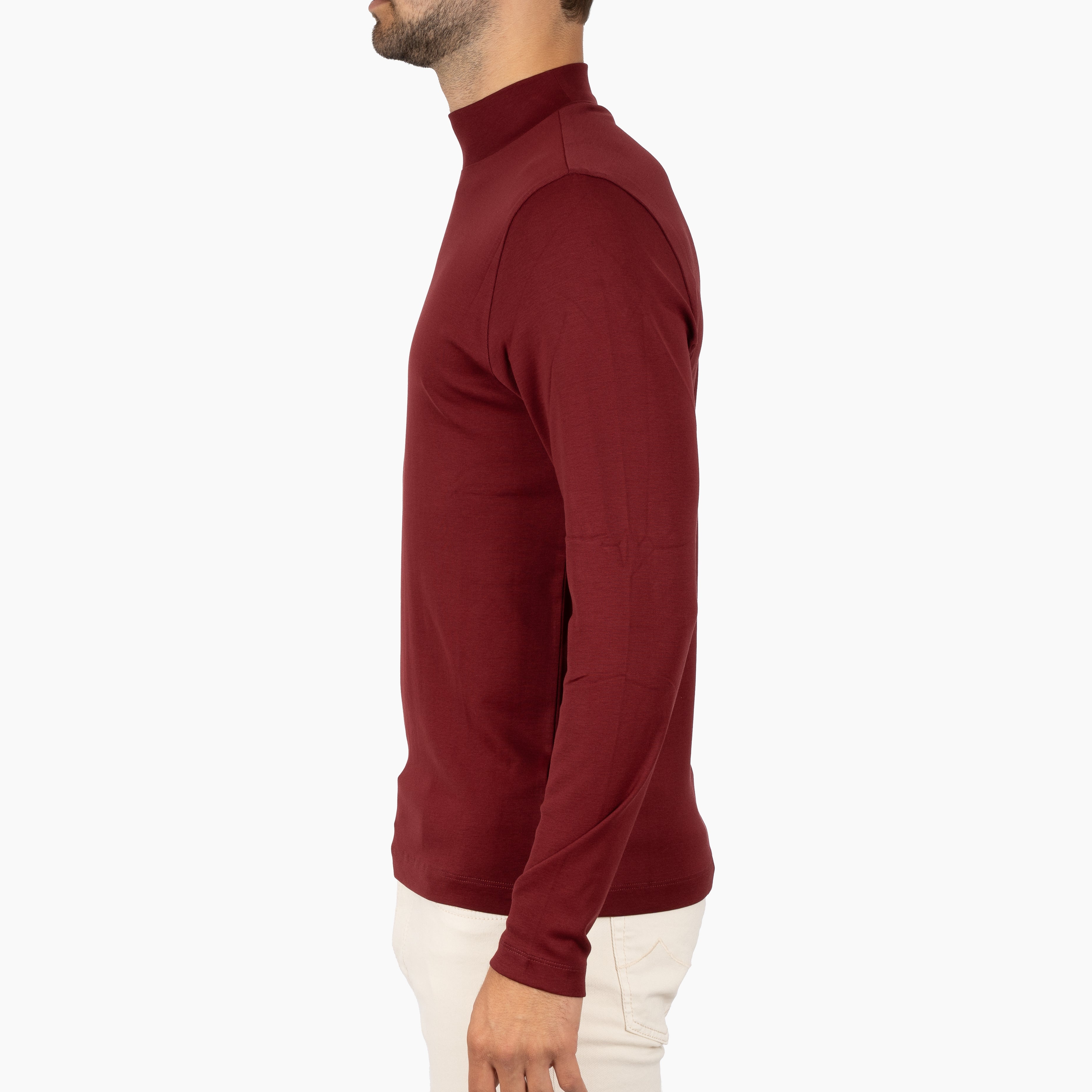 Stefan Brandt Turtleneck Trui Bordeaux Rood | Eli Turtle LA 30